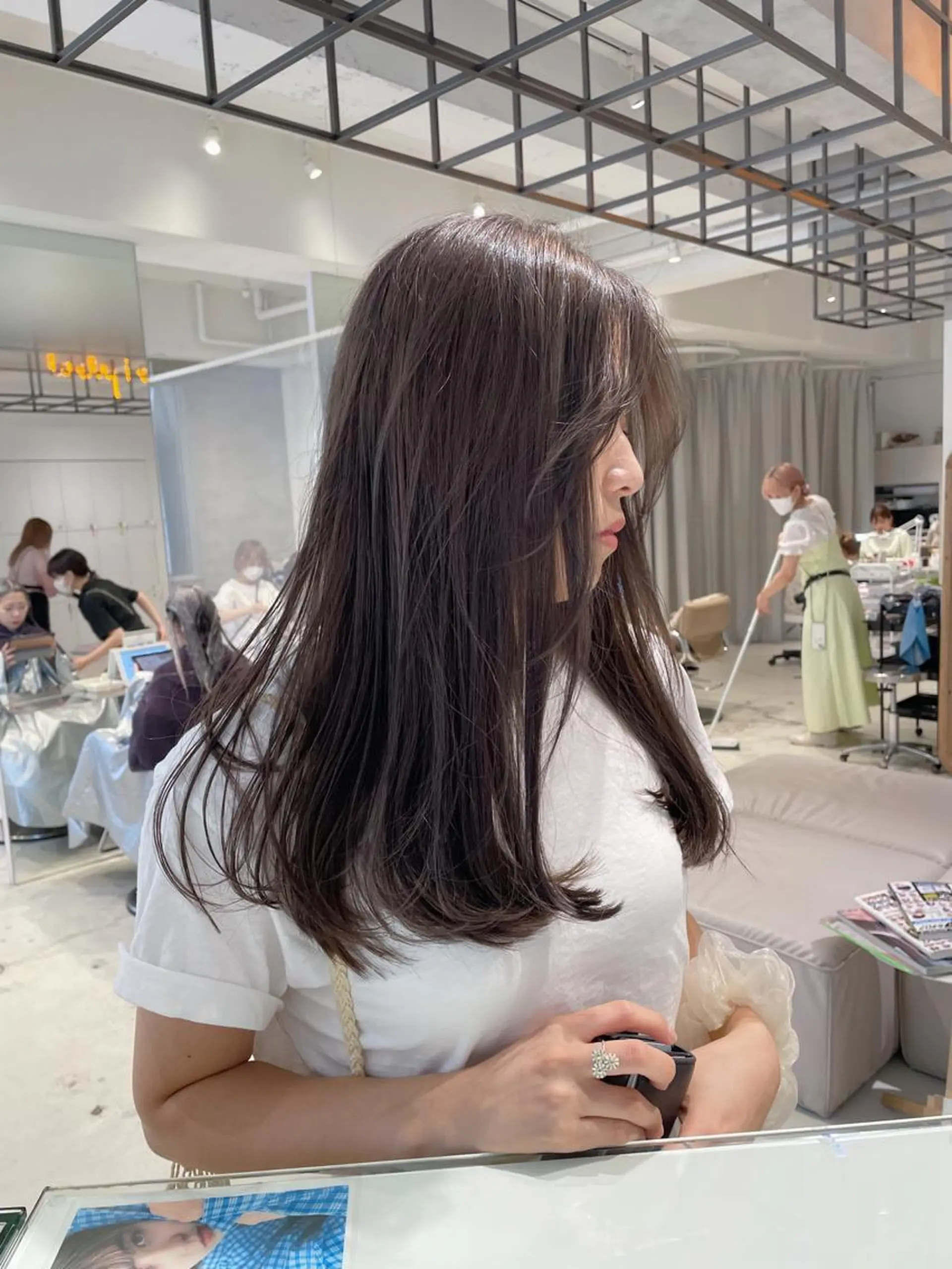 ミディアム カラー ヘアカラー ralme/sol 髙橋一哉のヘアスタイル