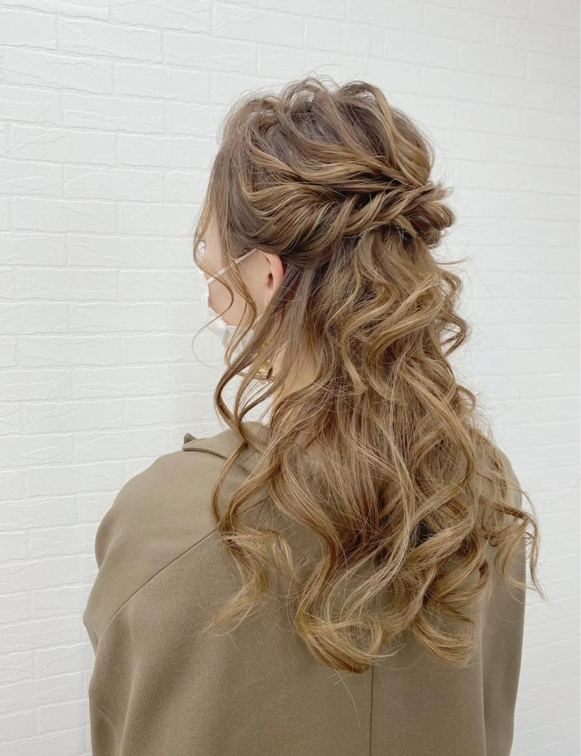 ヘアアレンジ ハーフアップ ヘアセット GRANLUSSO 〜グランルッソ駅前店所属・木口 嘉美のヘアスタイル