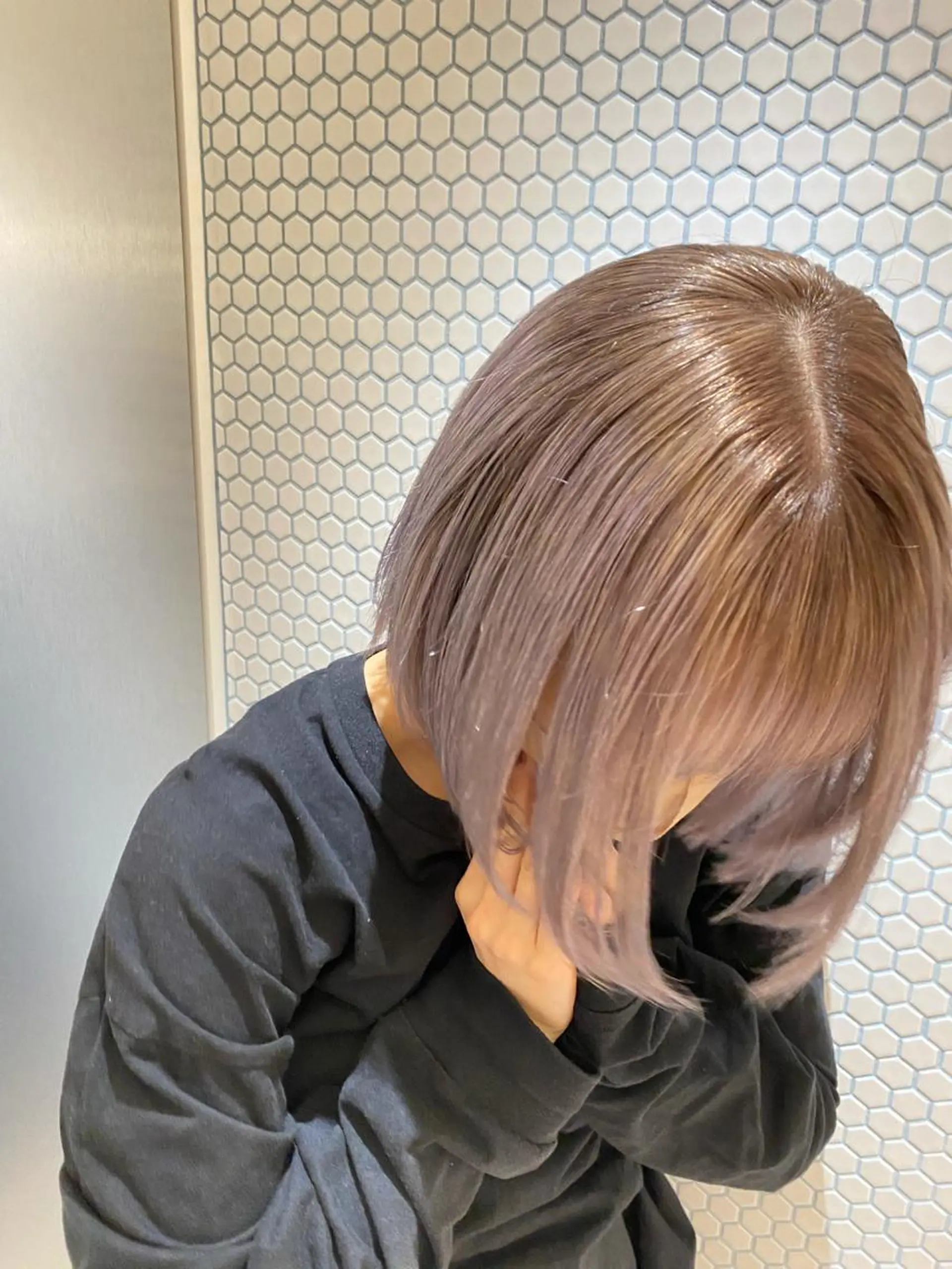 ショート カラー cinq所属・ハイライトカラー ❤︎hirokoのヘアスタイル