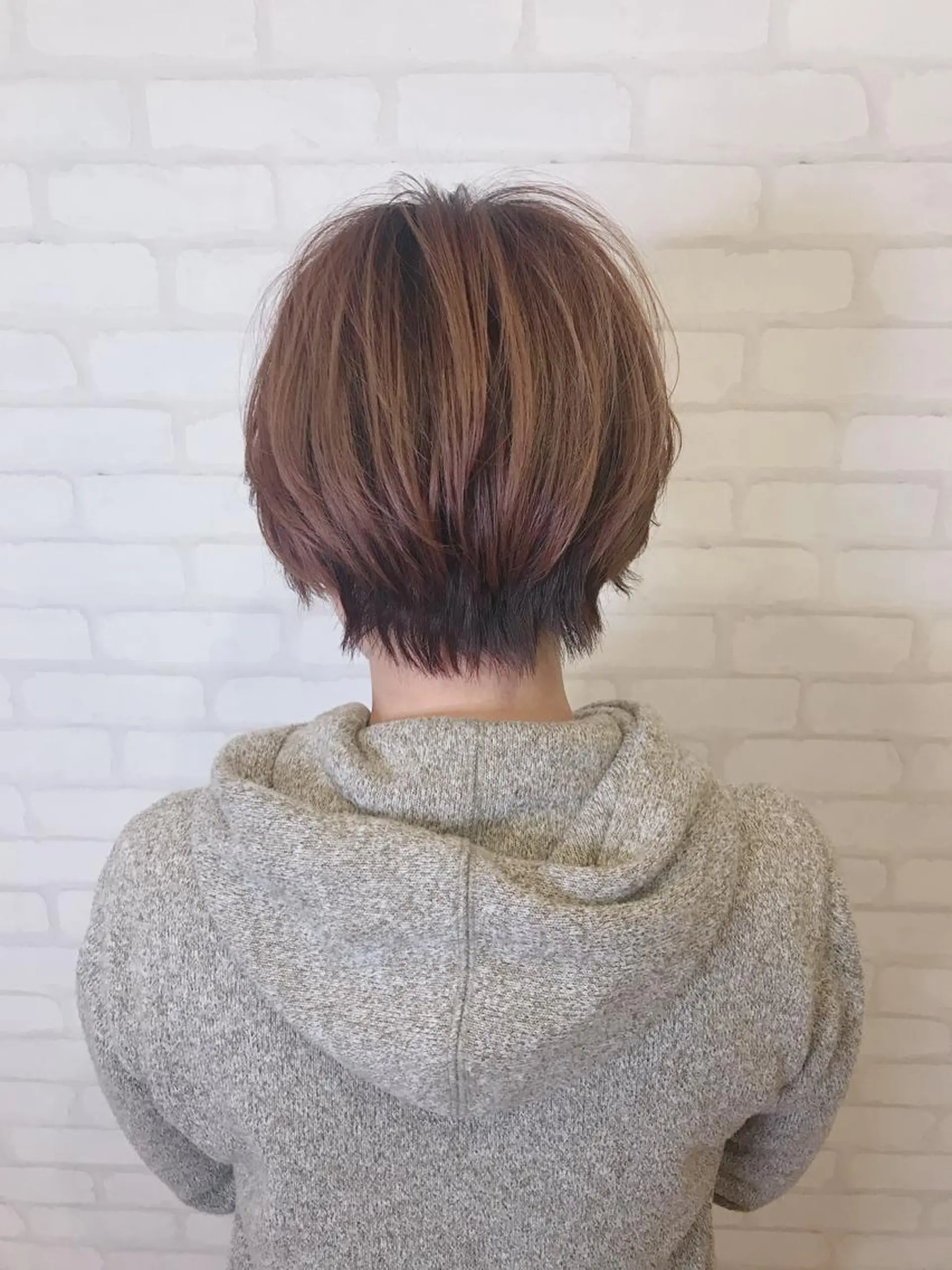 ショート カット ヘアカラー トリートメント 高橋 一矢のヘアスタイル