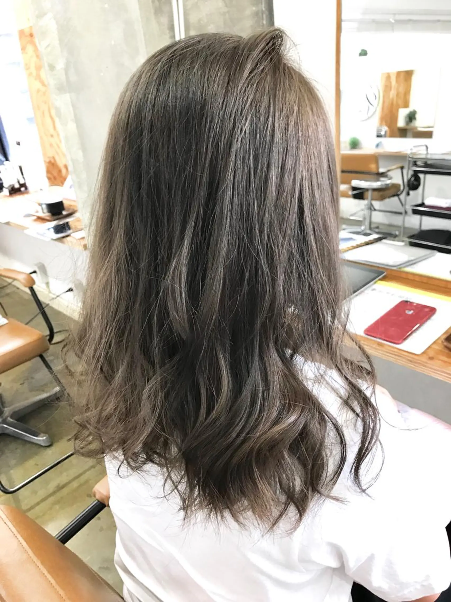 セミロング カラー ベージュカラー カット ヘアカラー トリートメント 💎髪質改善💎 デザイナーshinのヘアスタイル