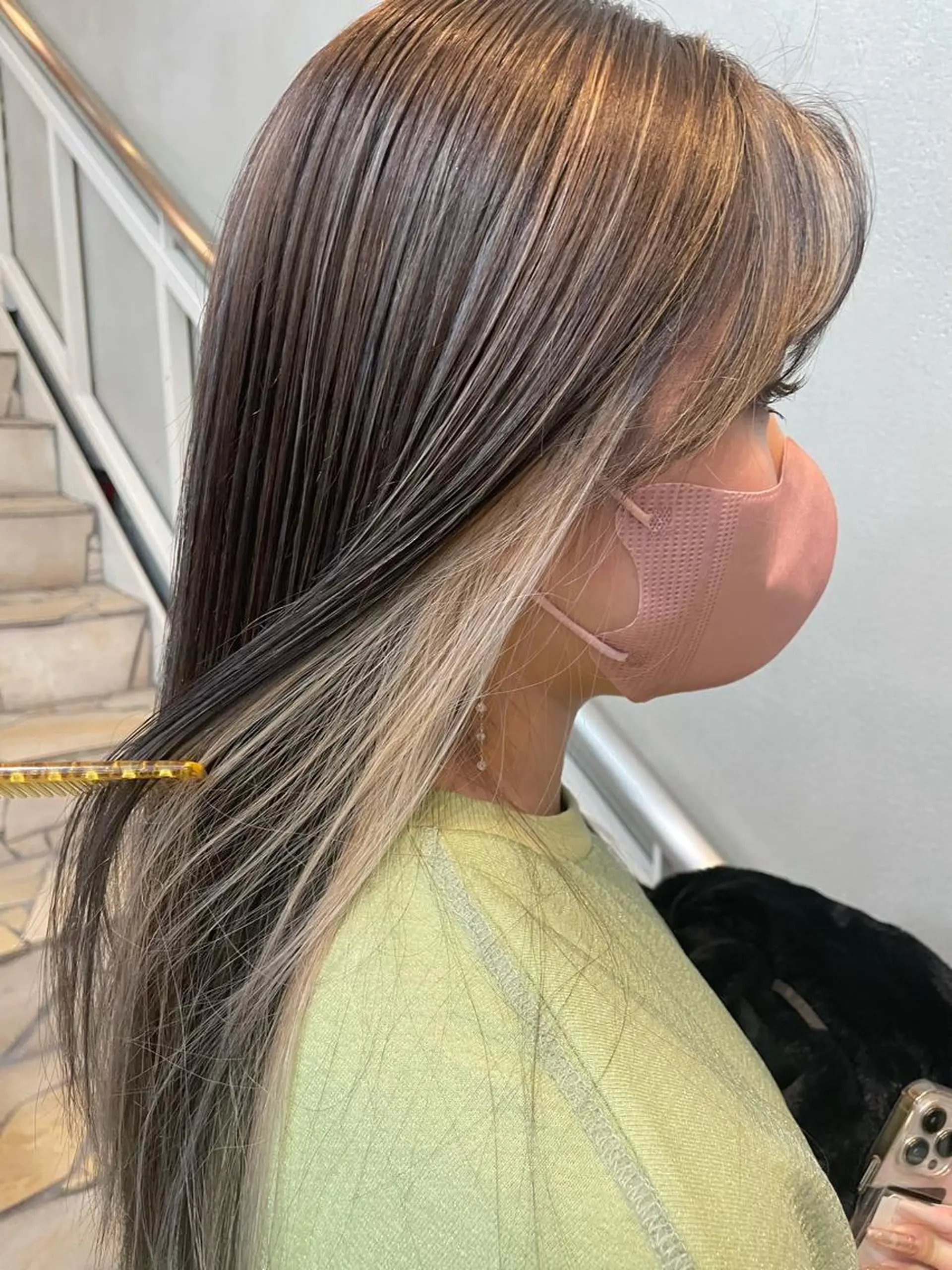 ミディアム カラー ベージュカラー ブリーチ ホワイトベージュ 沖縄/ヘアアレンジ /ナカノのヘアスタイル