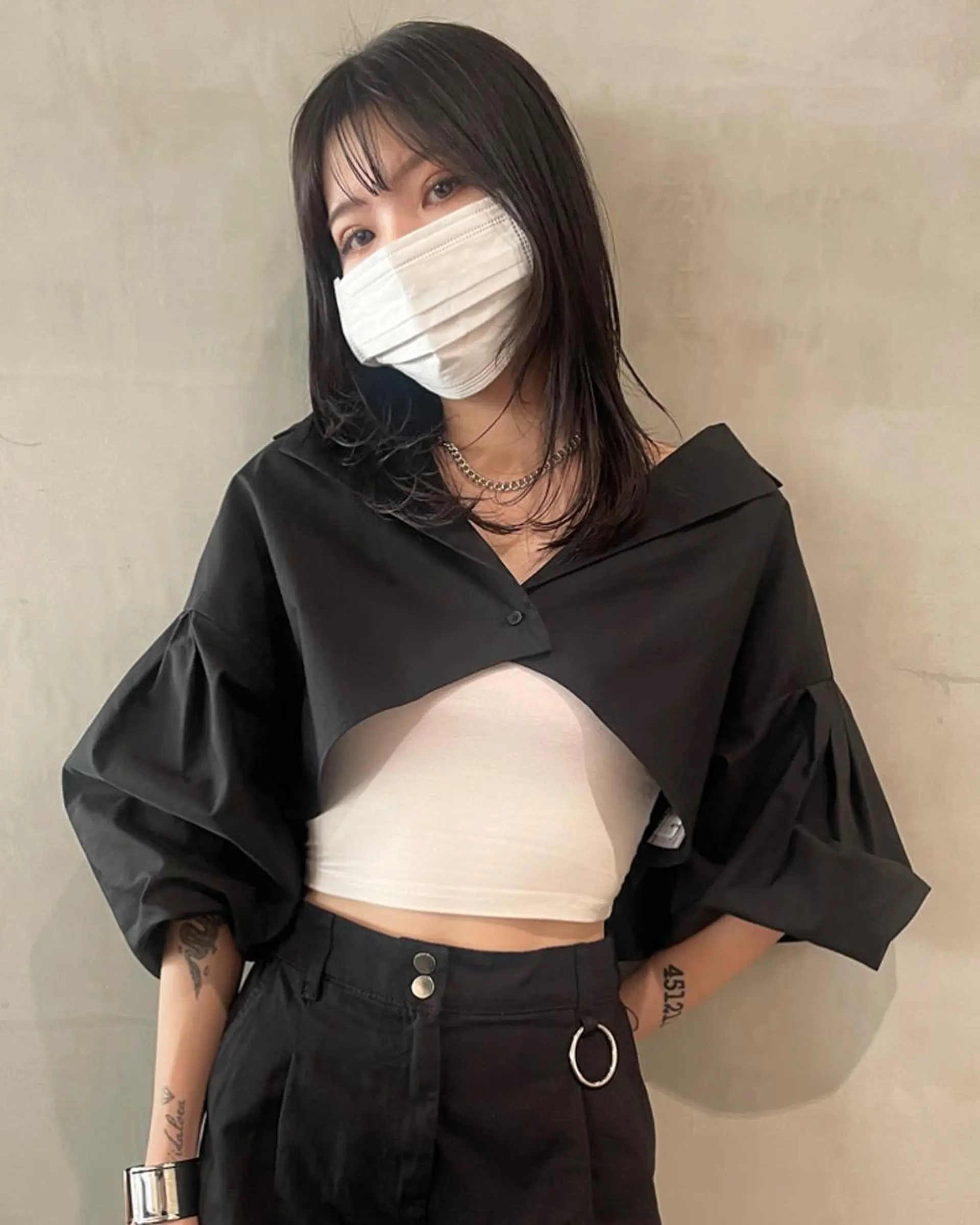 ミディアム カラー カット ヘアカラー トリートメント 優作 〜圧倒的信頼〜のヘアスタイル