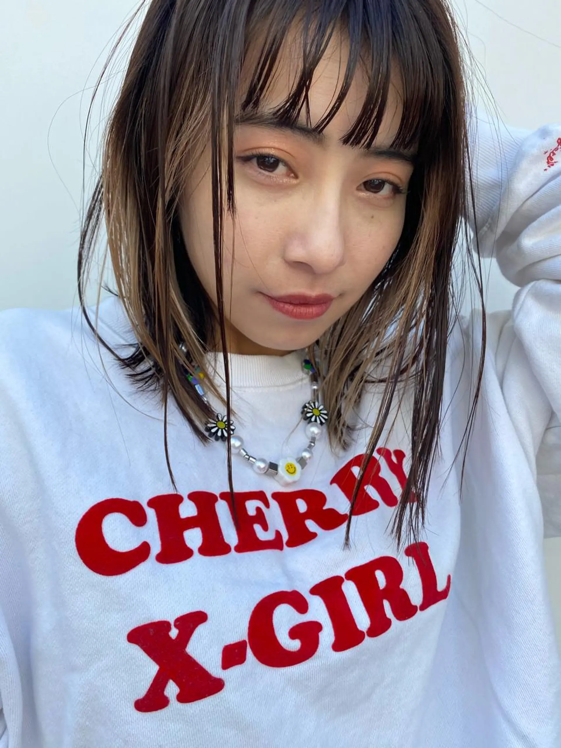 ミディアム パーマ ✨透明感カラー✨ 🦖佐々木未来🦕のヘアスタイル