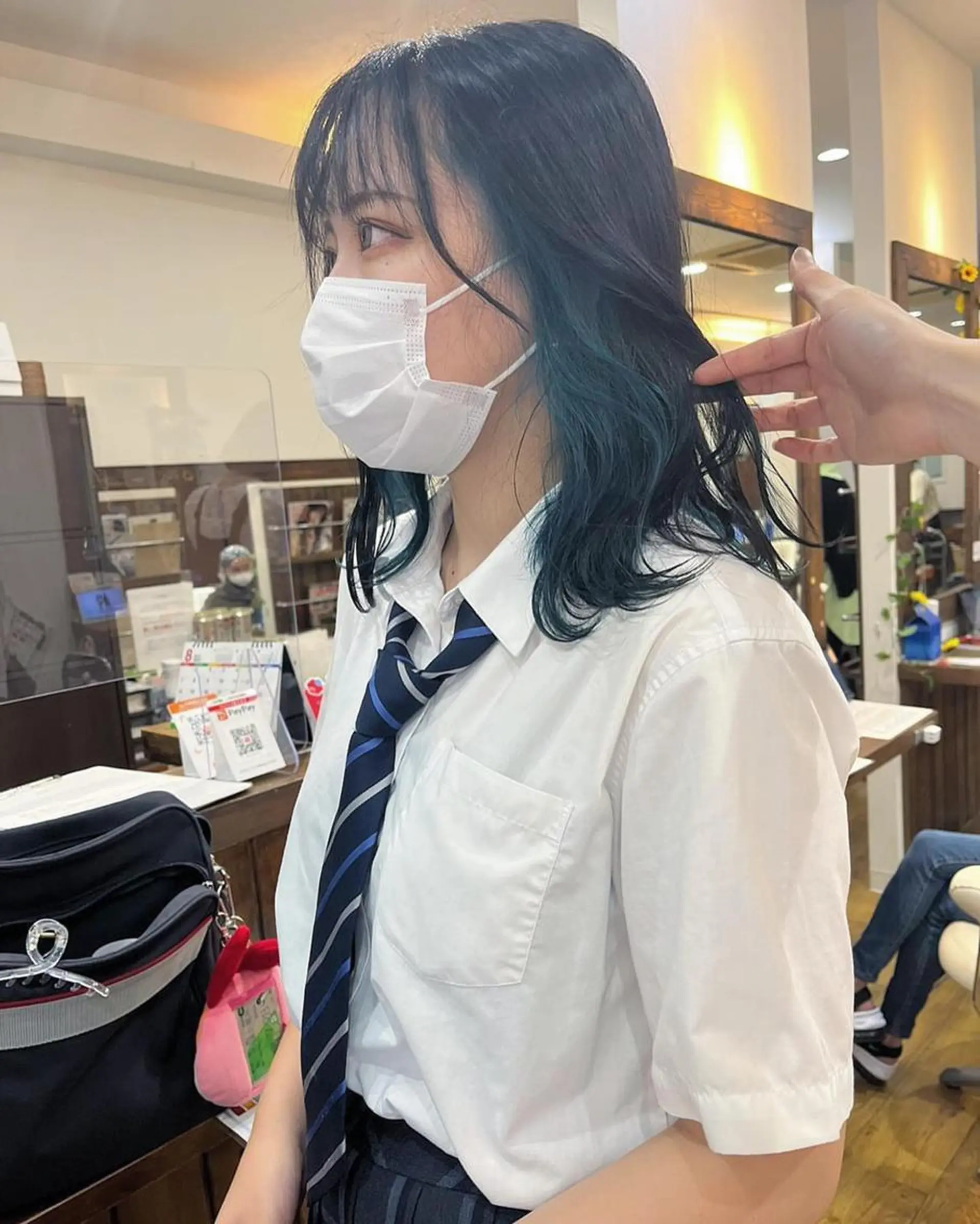 カラー アディクシーカラー アッシュ ブリーチ ダブルカラー グラデーションカラー 🌈ハイトーン/ ワタル🌈のヘアスタイル