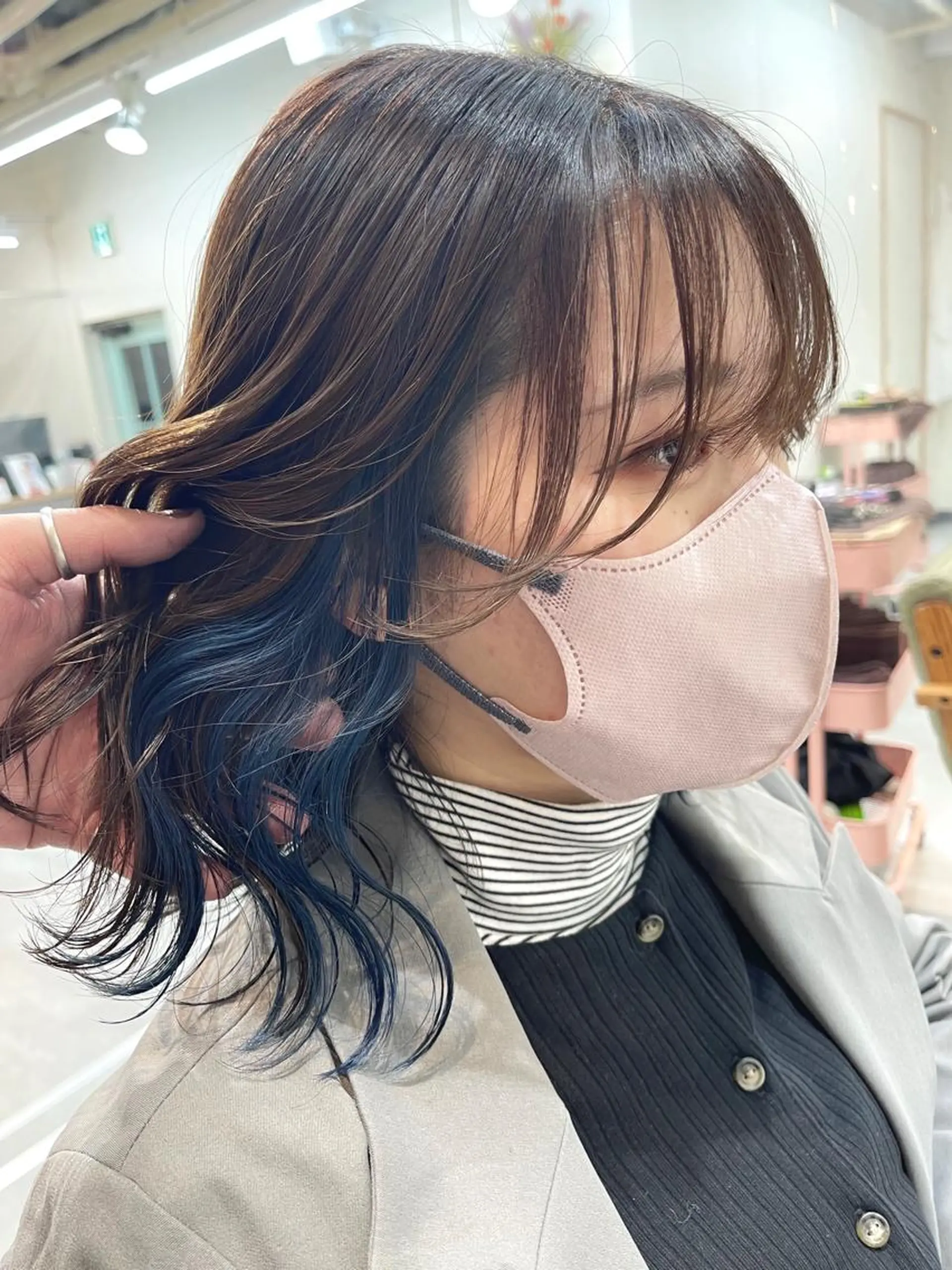 ミディアム カラー 超ボブ特化船橋駅 徒歩5分/國分雄斗のヘアスタイル