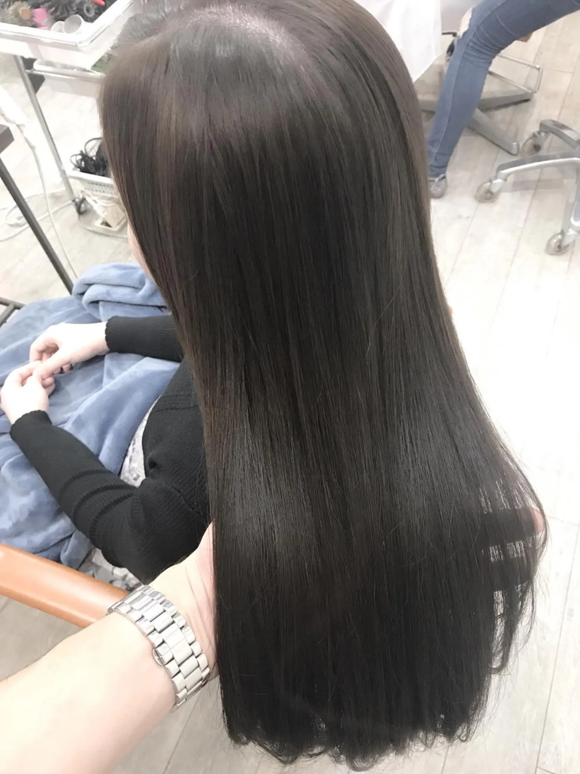 カラー ヘアカラー トリートメント ヘッドスパ グレージュ/髪質改善 Yamato.hのヘアスタイル