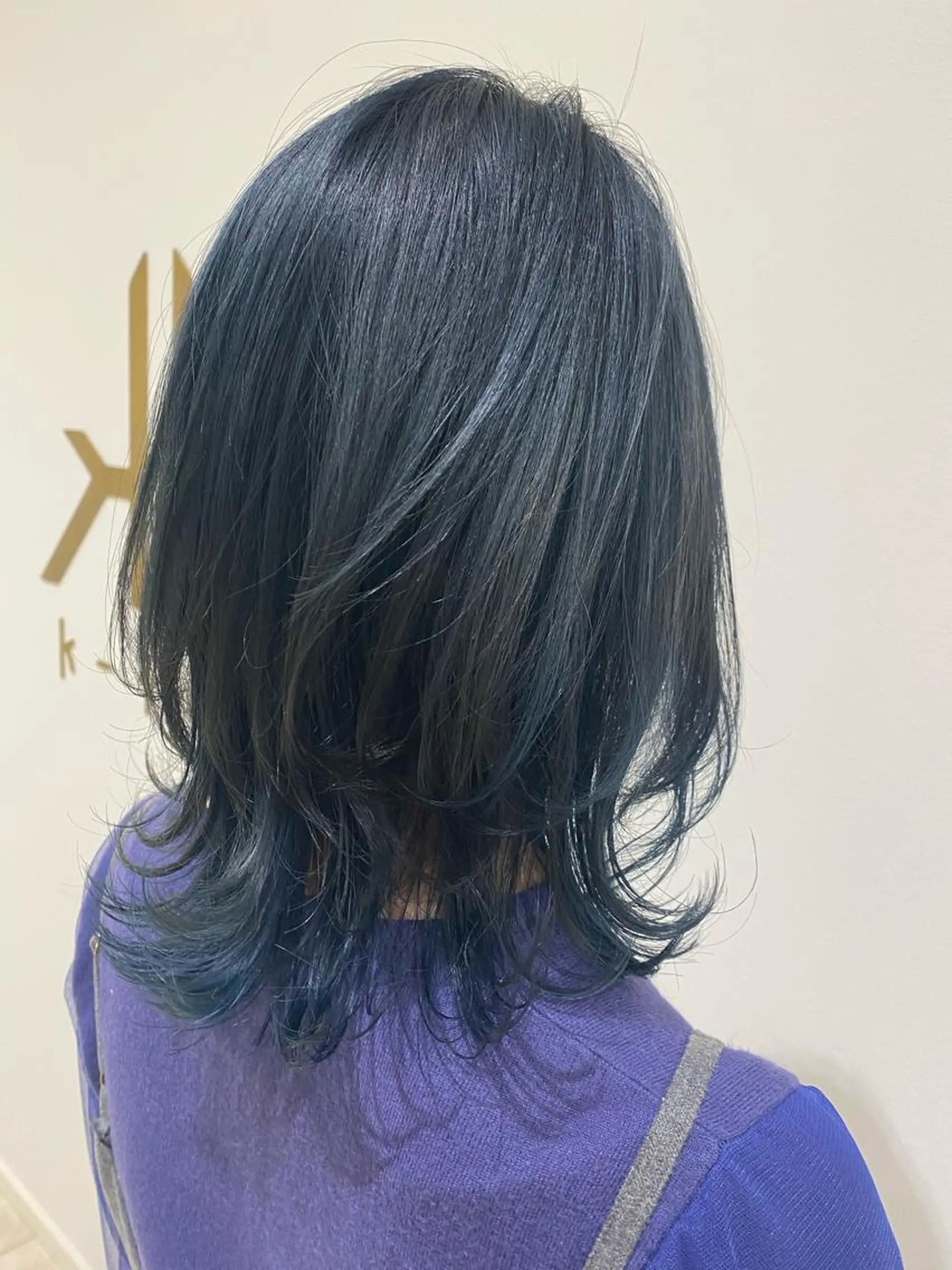 ミディアム カラー 巻ける縮毛矯正/艶 カラーchika🩵のヘアスタイル