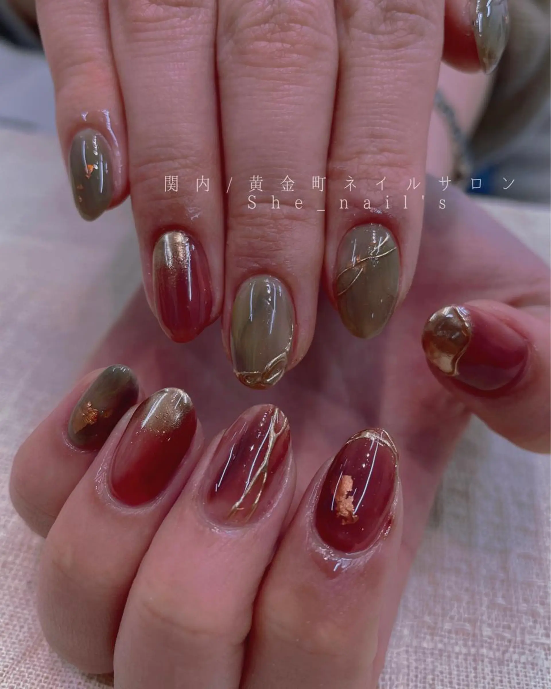 ネイル Blushオーナー Shiinaのネイルデザイン