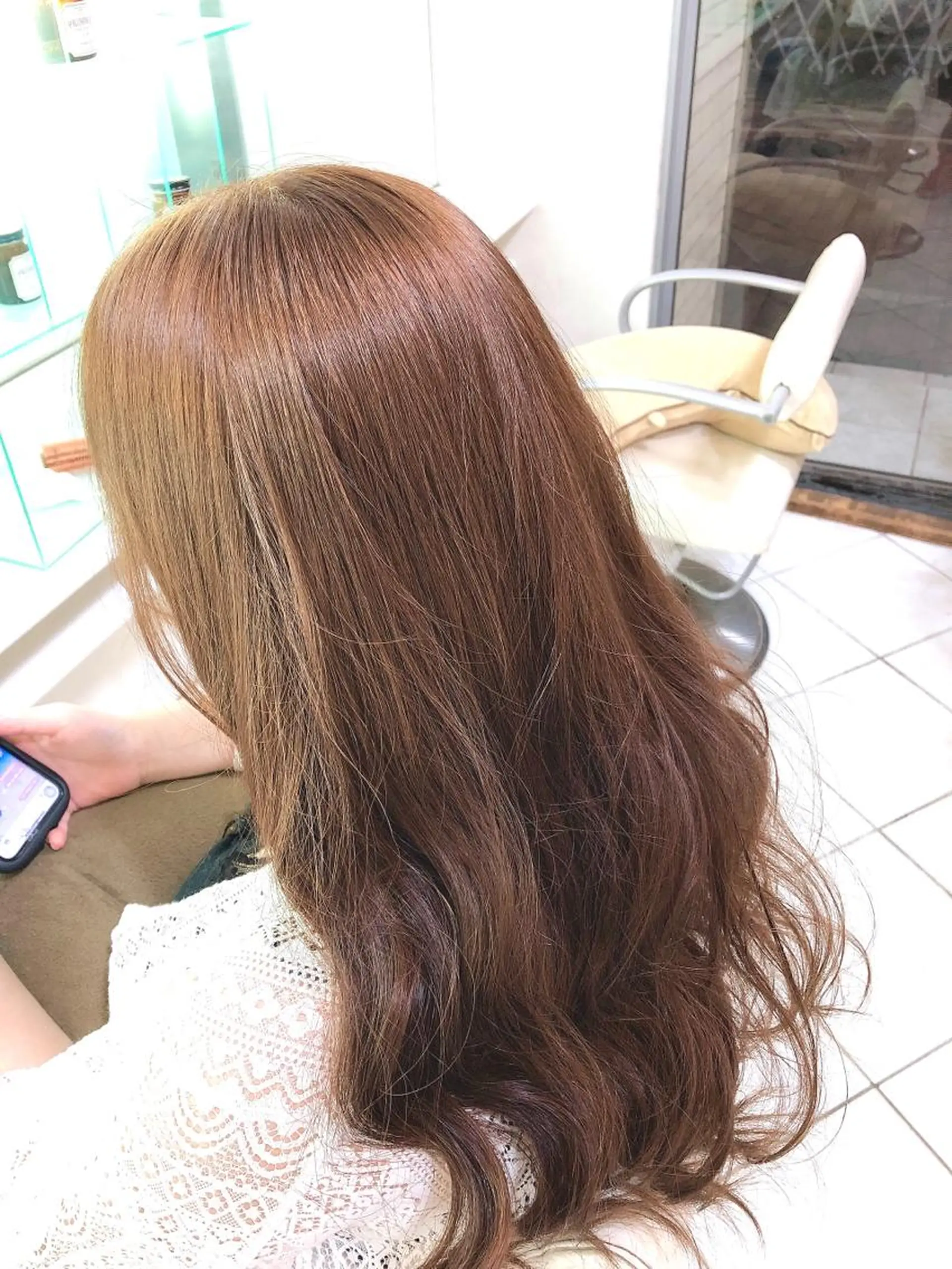 ロング カラー 保住 亮太のヘアスタイル