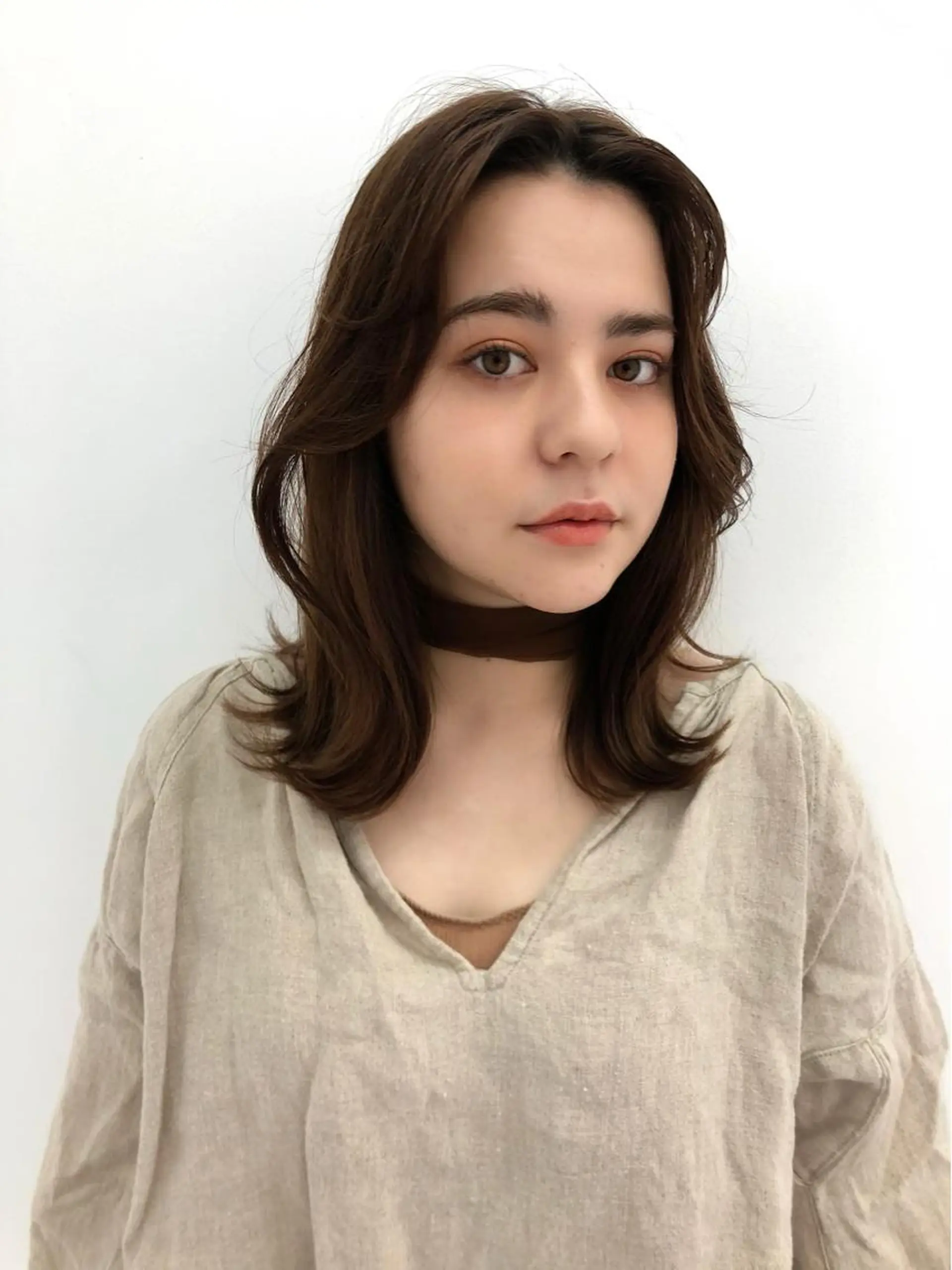 ミディアム カラー パーマ 💖美髪矯正💖 辻未侑のヘアスタイル