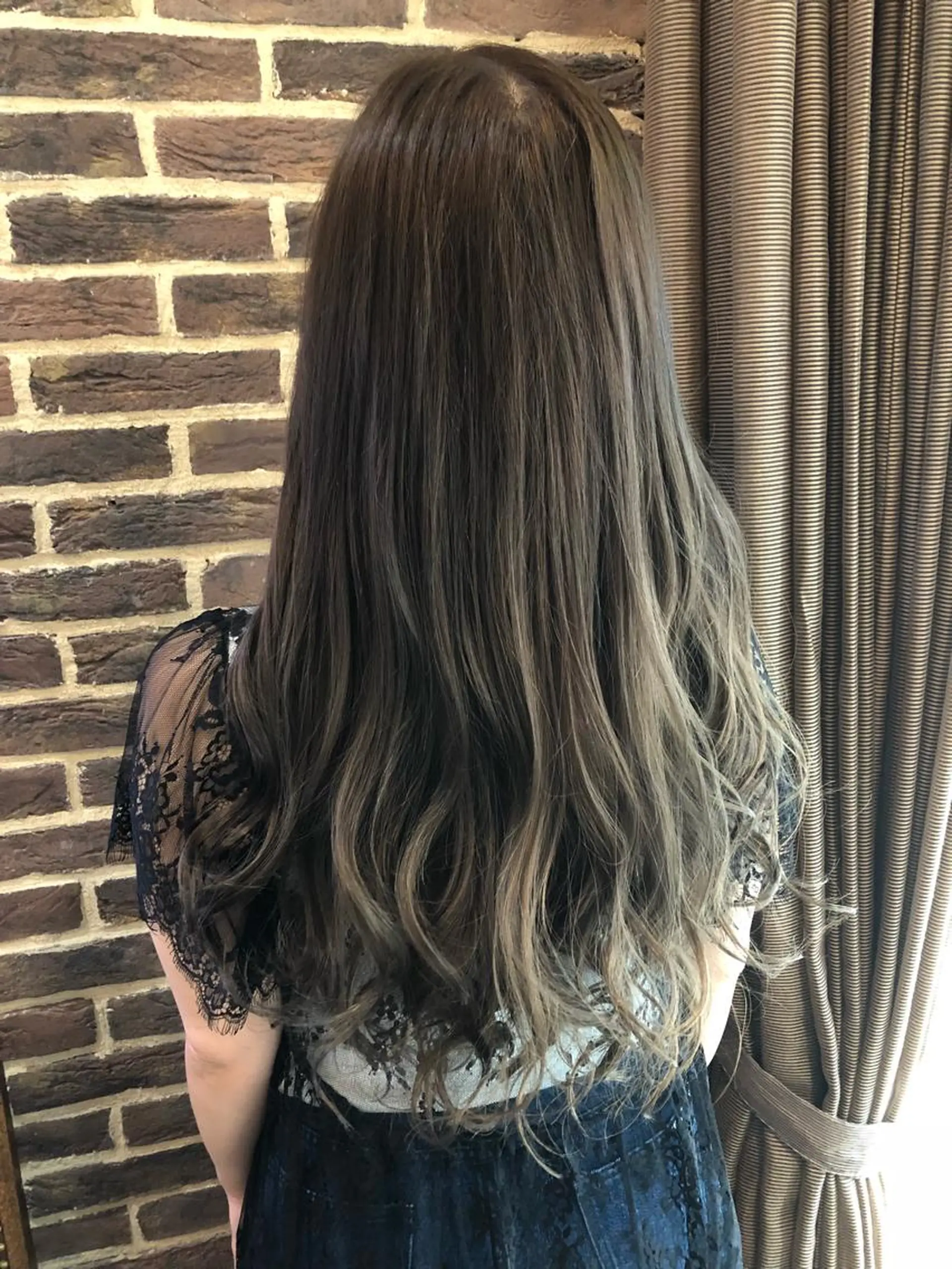 ロング カラー パーマ 外国人風カラー 高橋 隆一のヘアスタイル