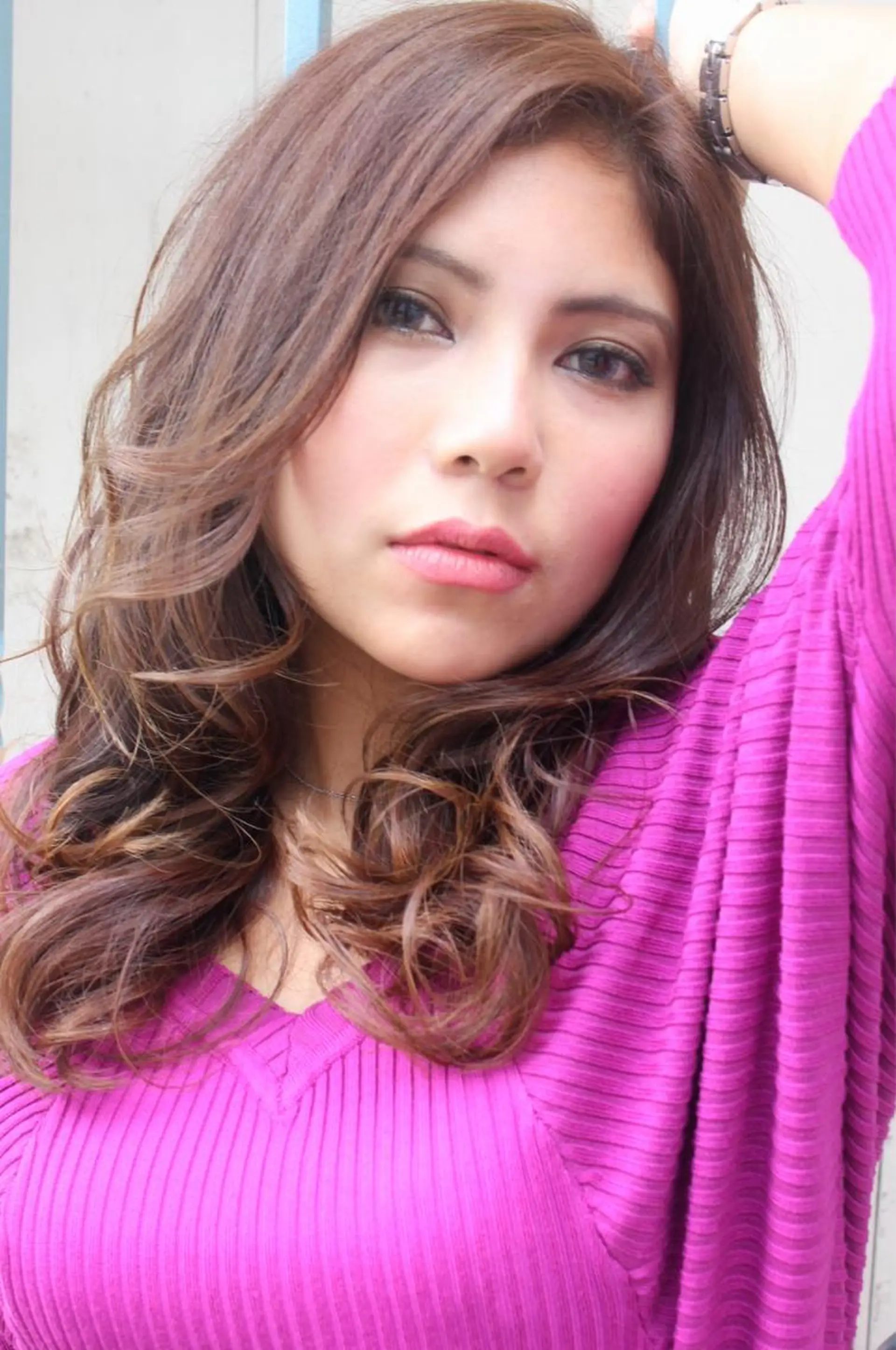 セミロング カラー パーマ 外国人風カラー カット ヘアカラー トリートメント 代表　YUKI ☆のヘアスタイル