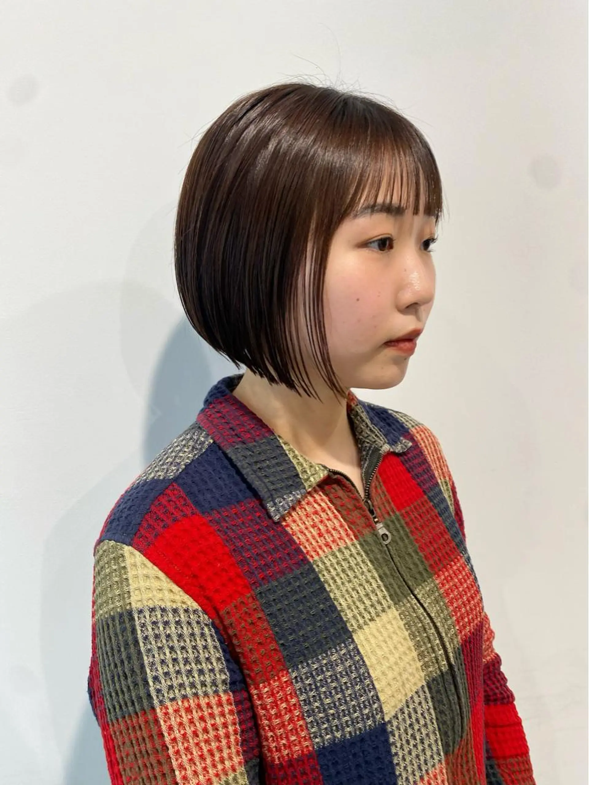 ショート ボブ レイヤー/髪質改善 渡邉【日吉美容室】のヘアスタイル