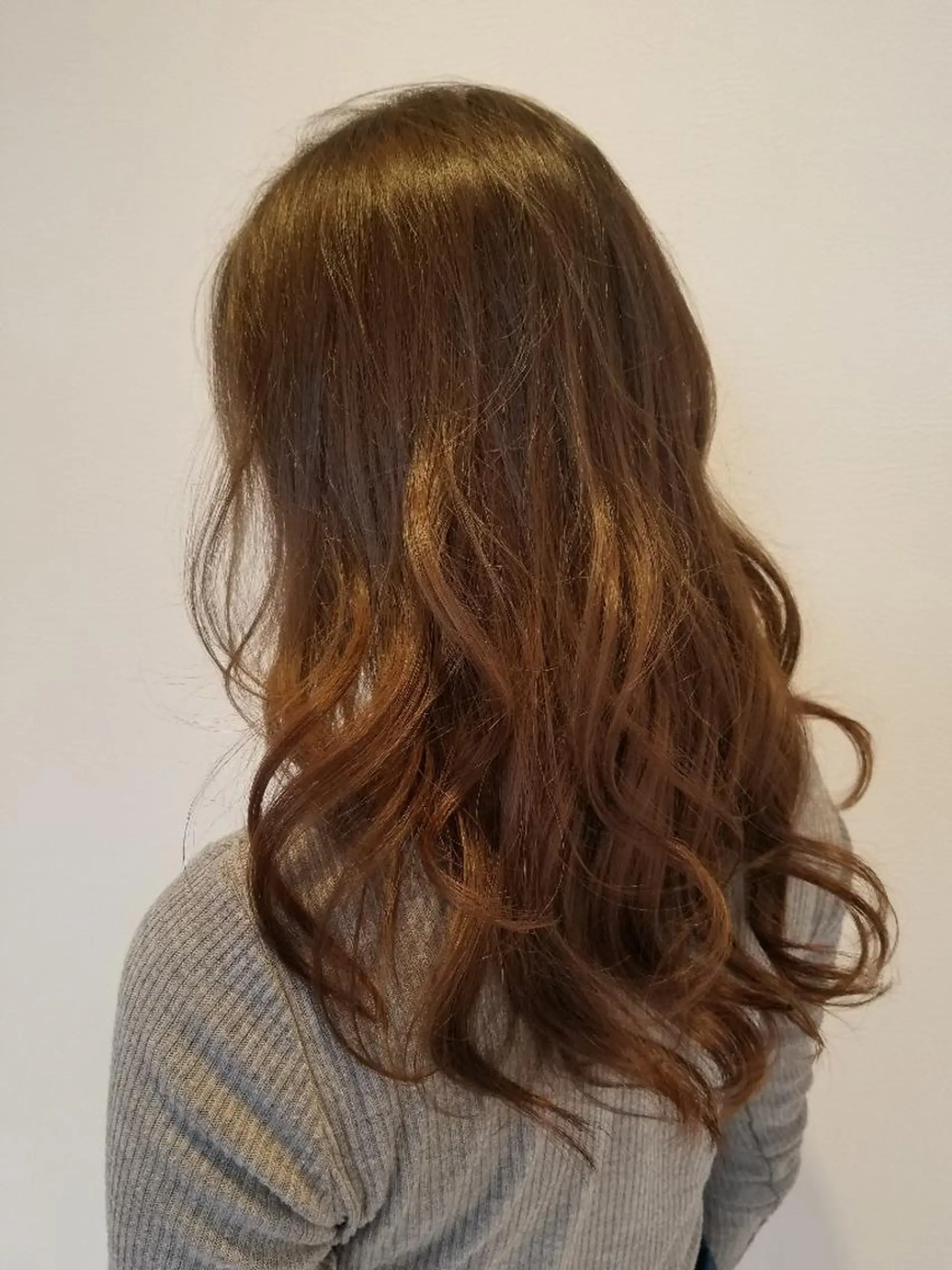 セミロング カラー グラデーションカラー 髪質改善/ハイライト 小林秀樹のヘアスタイル