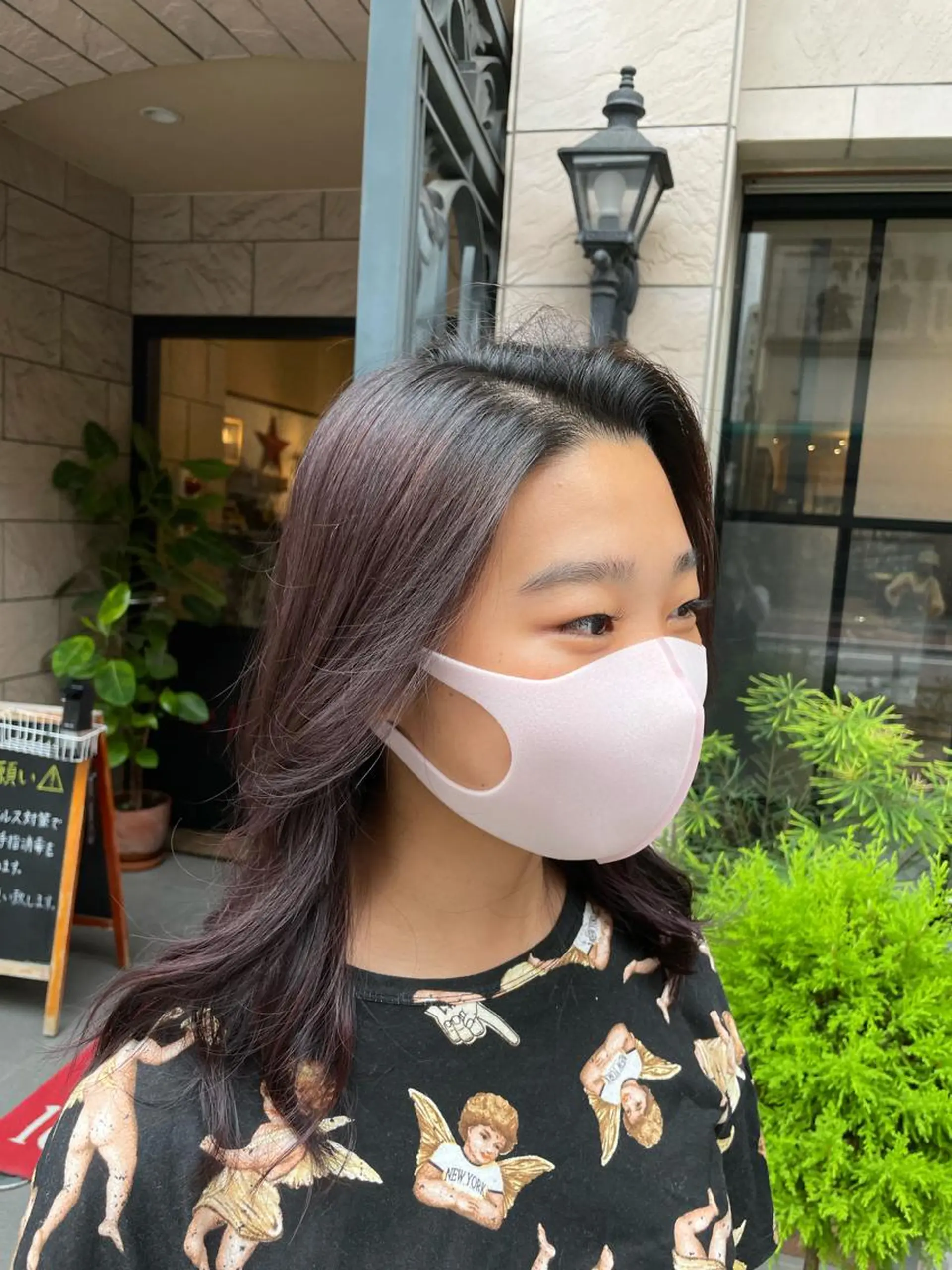 セミロング ヘアカラー トリートメント SHIAN八王子 🇫🇷山本実穂のヘアスタイル