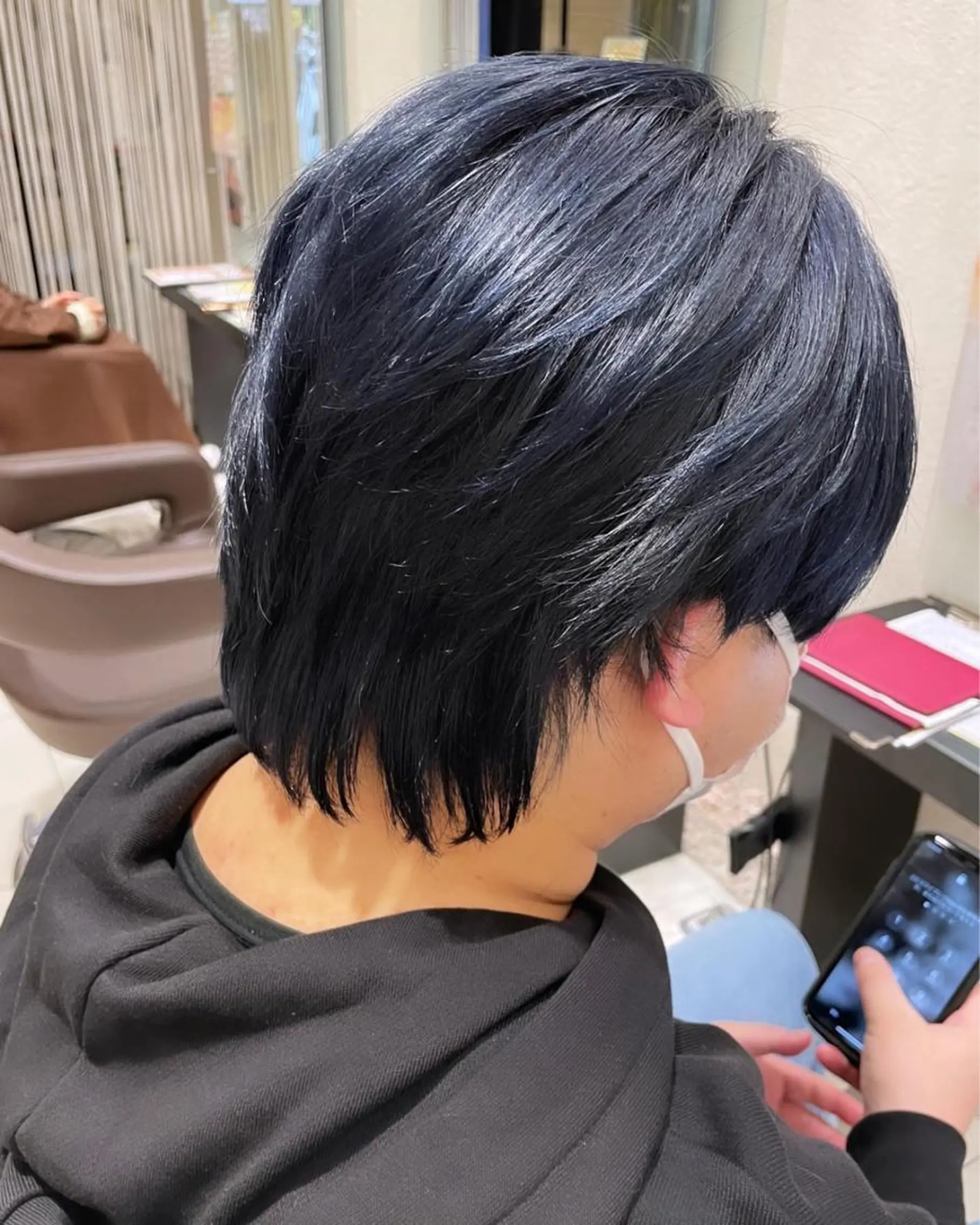 カラー メンズ カット ヘアカラー EARTH 山﨑龍馬のヘアスタイル