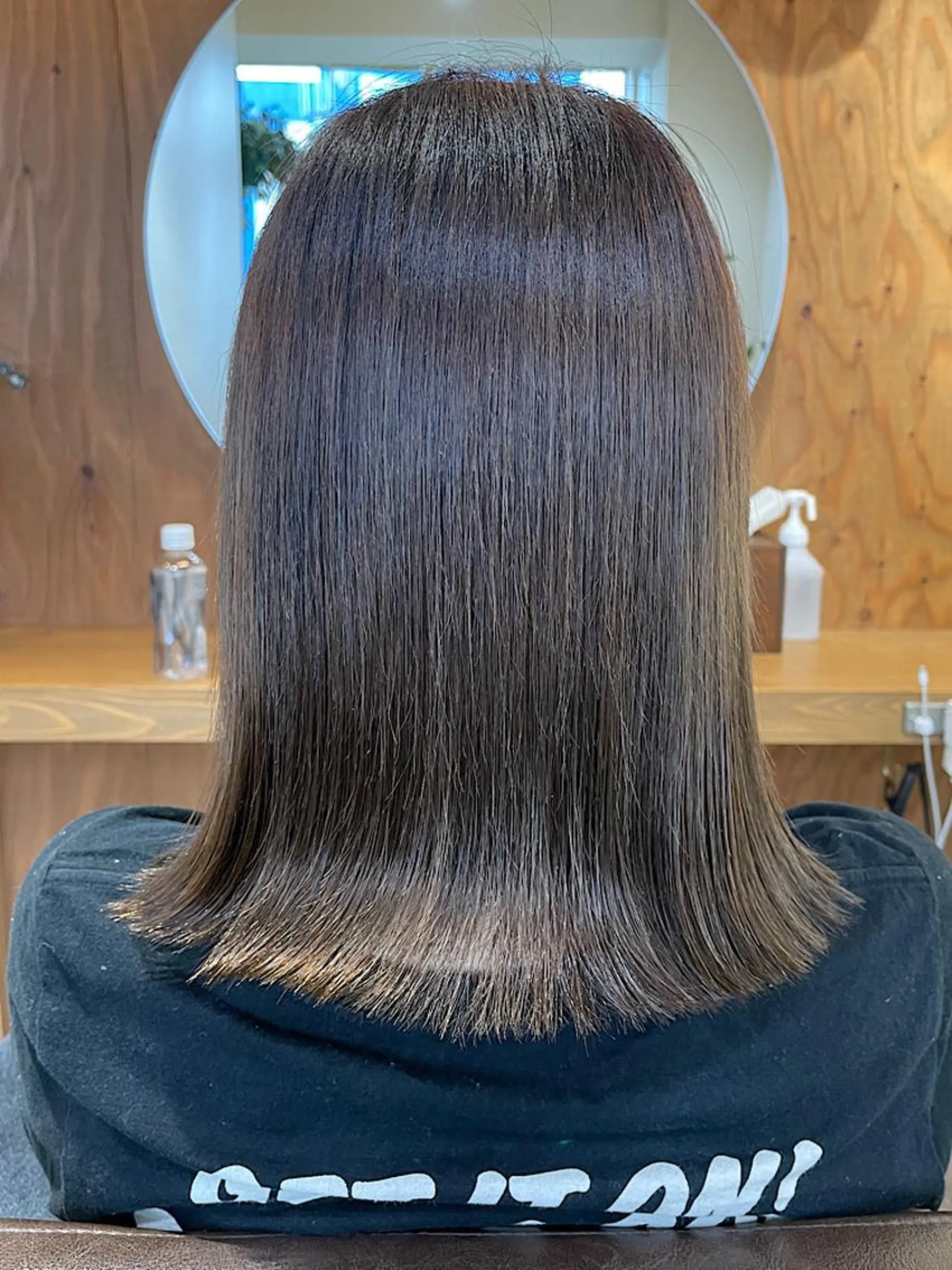 ミディアム 外ハネヘア 🫧縮毛矯正🫧ai hara🫧表参道のヘアスタイル