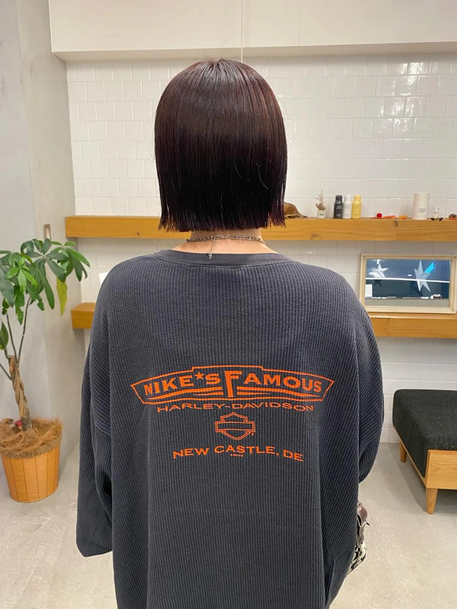 ショート カラー ボブ 、 、のヘアスタイル