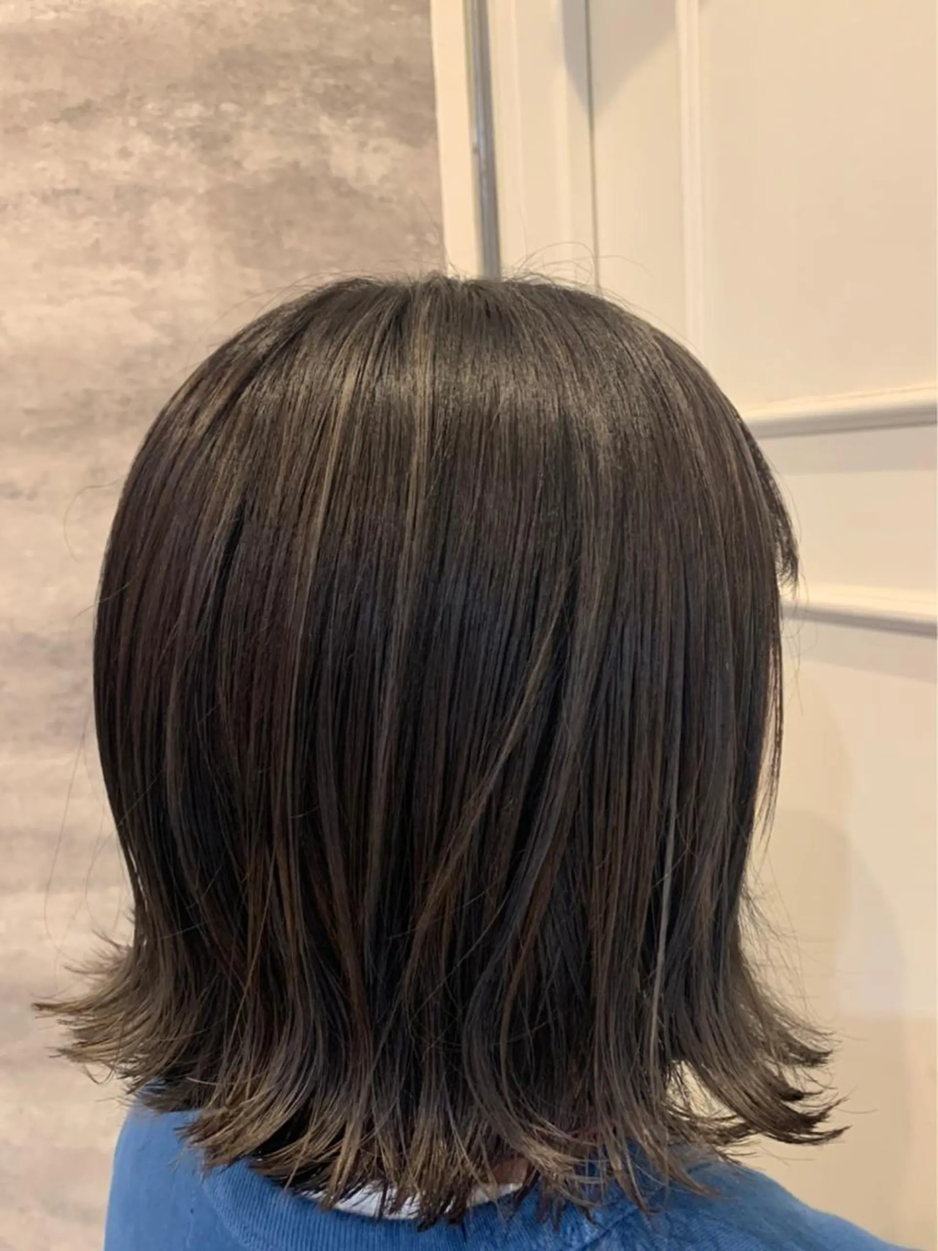 ミディアム カラー アッシュ ハイライトカラー ハイライト 🫟Blanco🫟 Color&Careのヘアスタイル