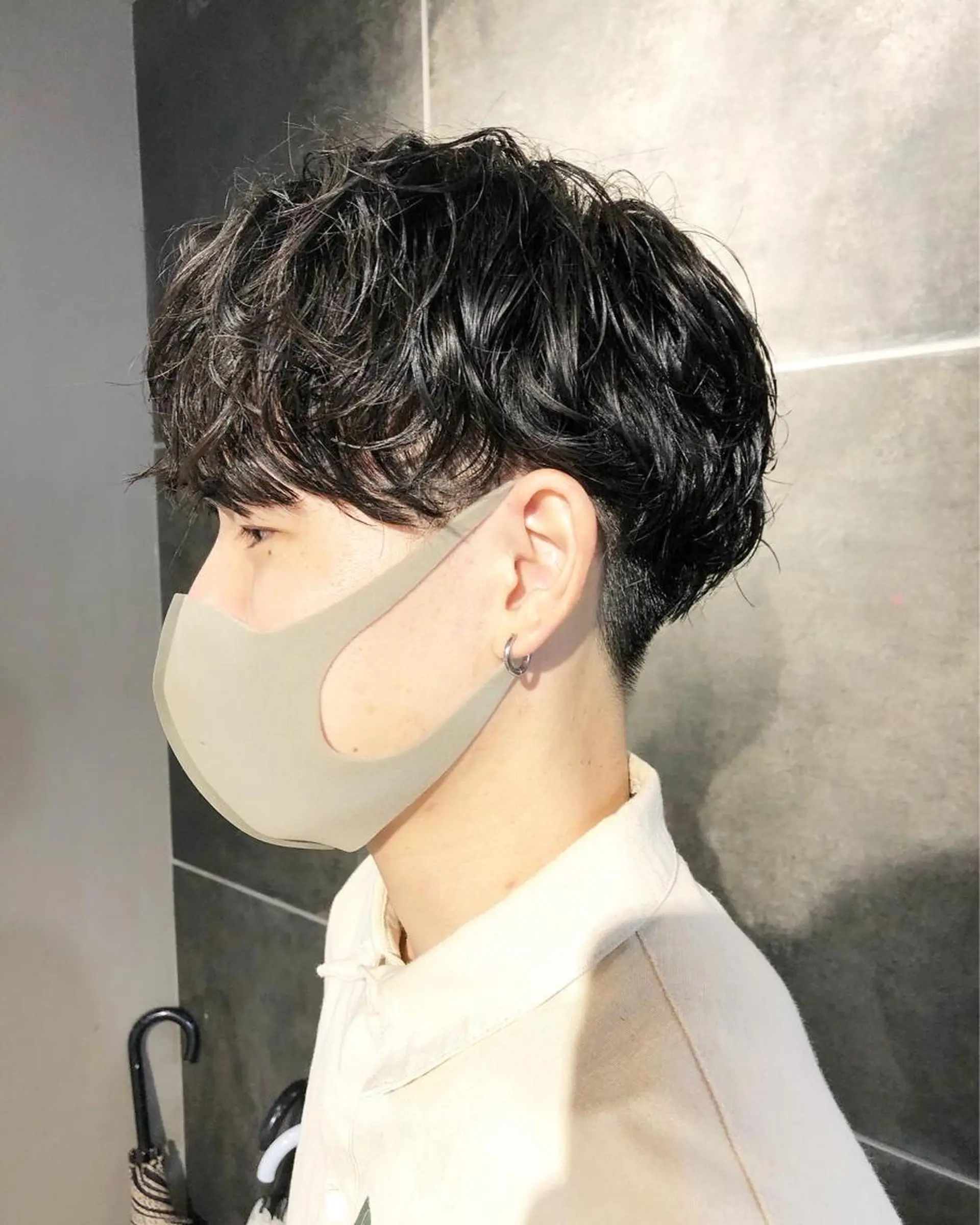 パーマ ヘアアレンジ メンズ カット パーマ トリートメント ヘアセット ainico+所属・メンズ特化✂️栗原 侑也のヘアスタイル
