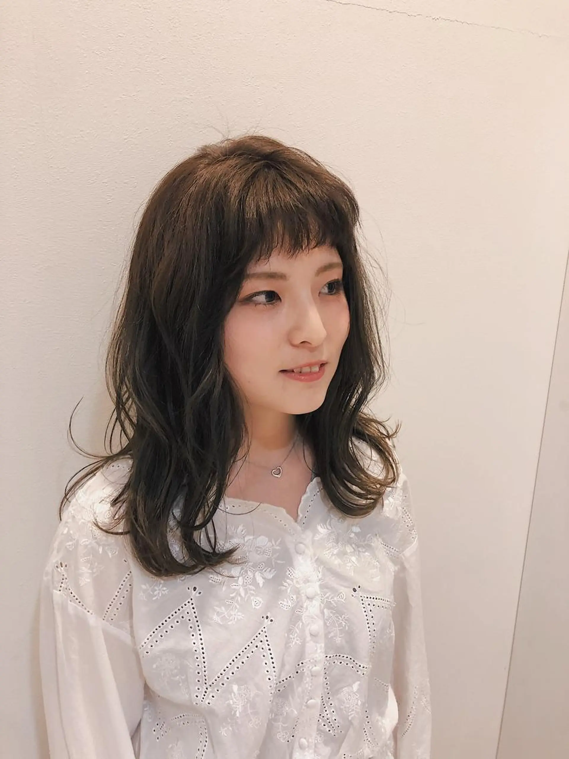 ミディアム カラー 樋野 亮のヘアスタイル