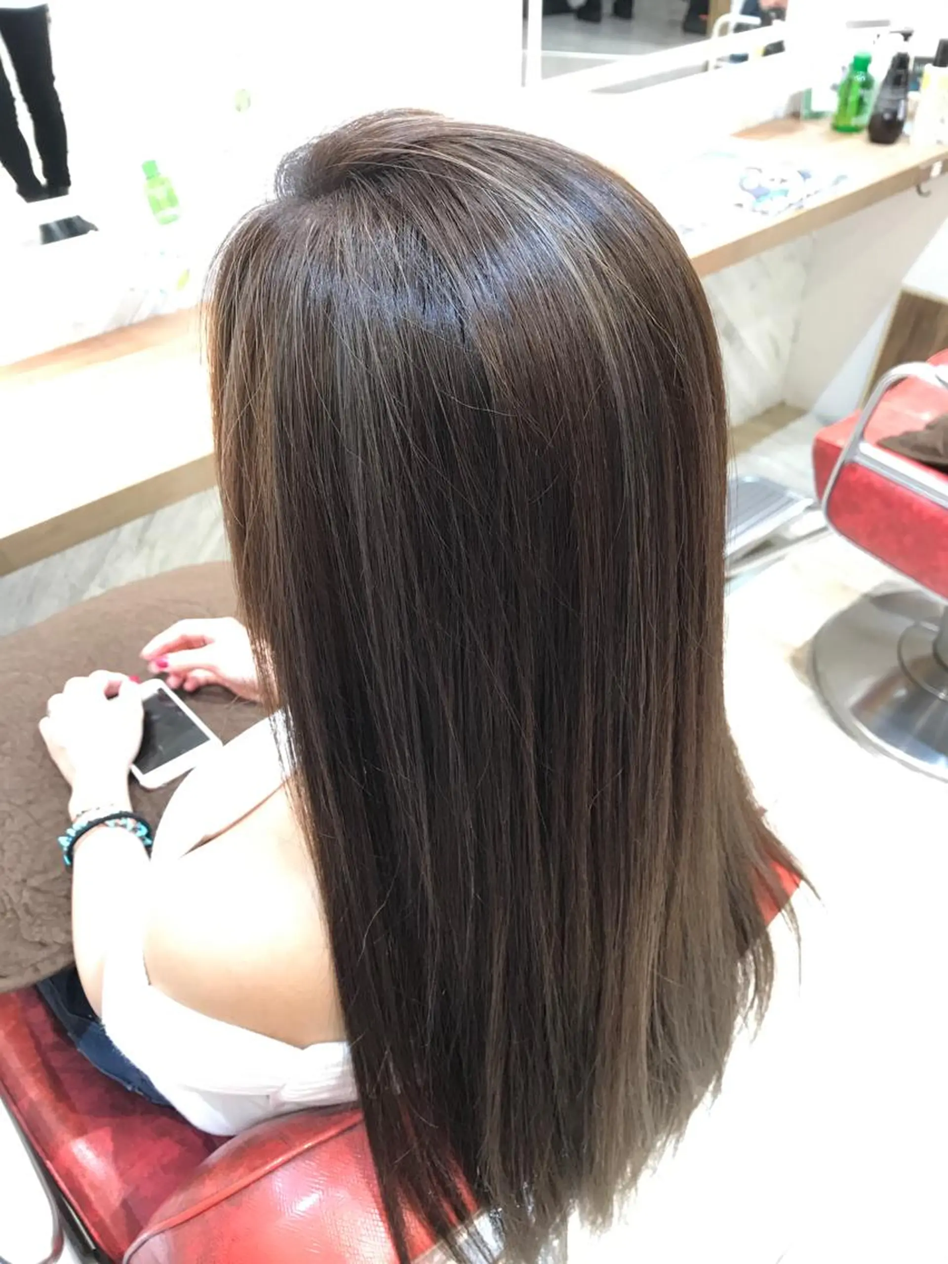 ロング カラー ハイライトカラー 外国人風カラー ハイライト 小倉 聖也のヘアスタイル