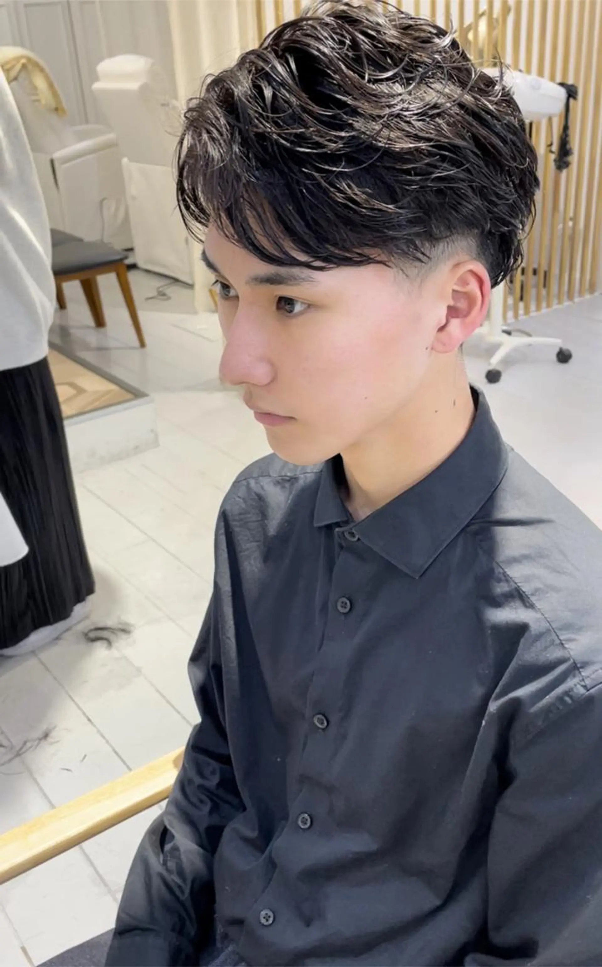 メンズ メンズパーマ 韓国ヘア/ニュアンス パーマ　kaitoのヘアスタイル