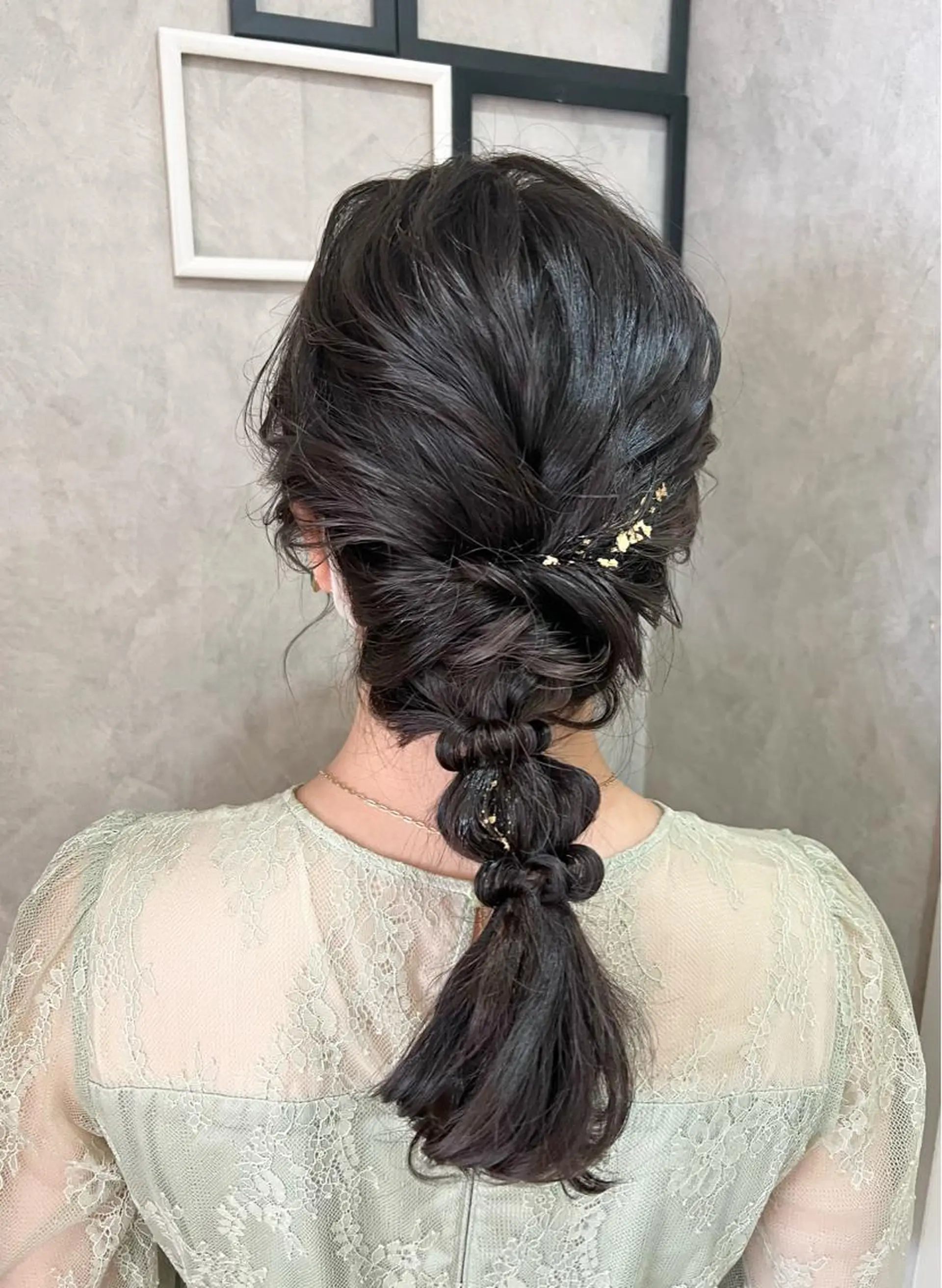 ヘアアレンジ 結婚式・ブライダル 大人可愛いヘアメイク 💋🧚‍♀️しずかのヘアスタイル