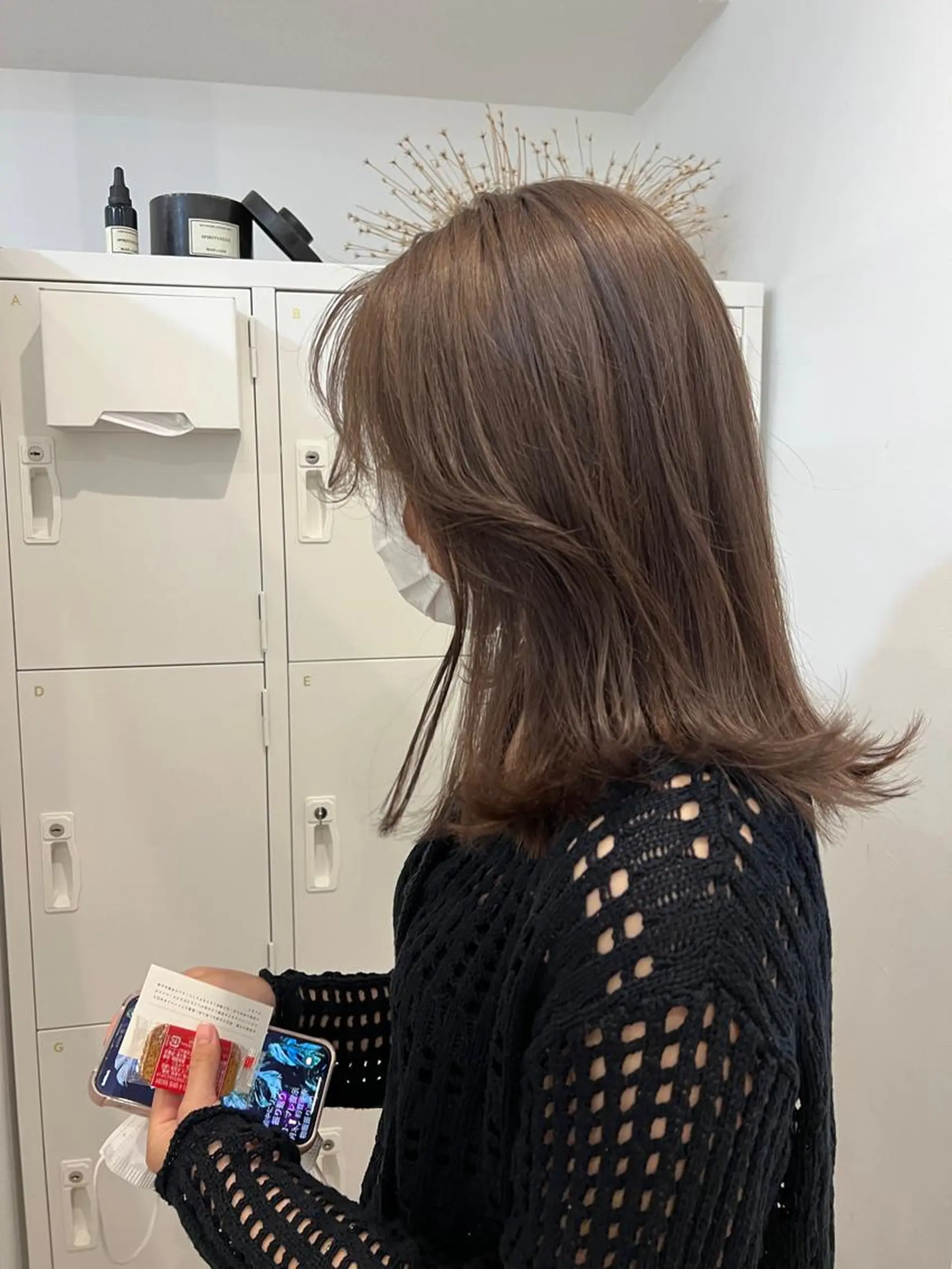 ミディアム カラー ショート・ボブパーマ 指名No.1かけるのヘアスタイル