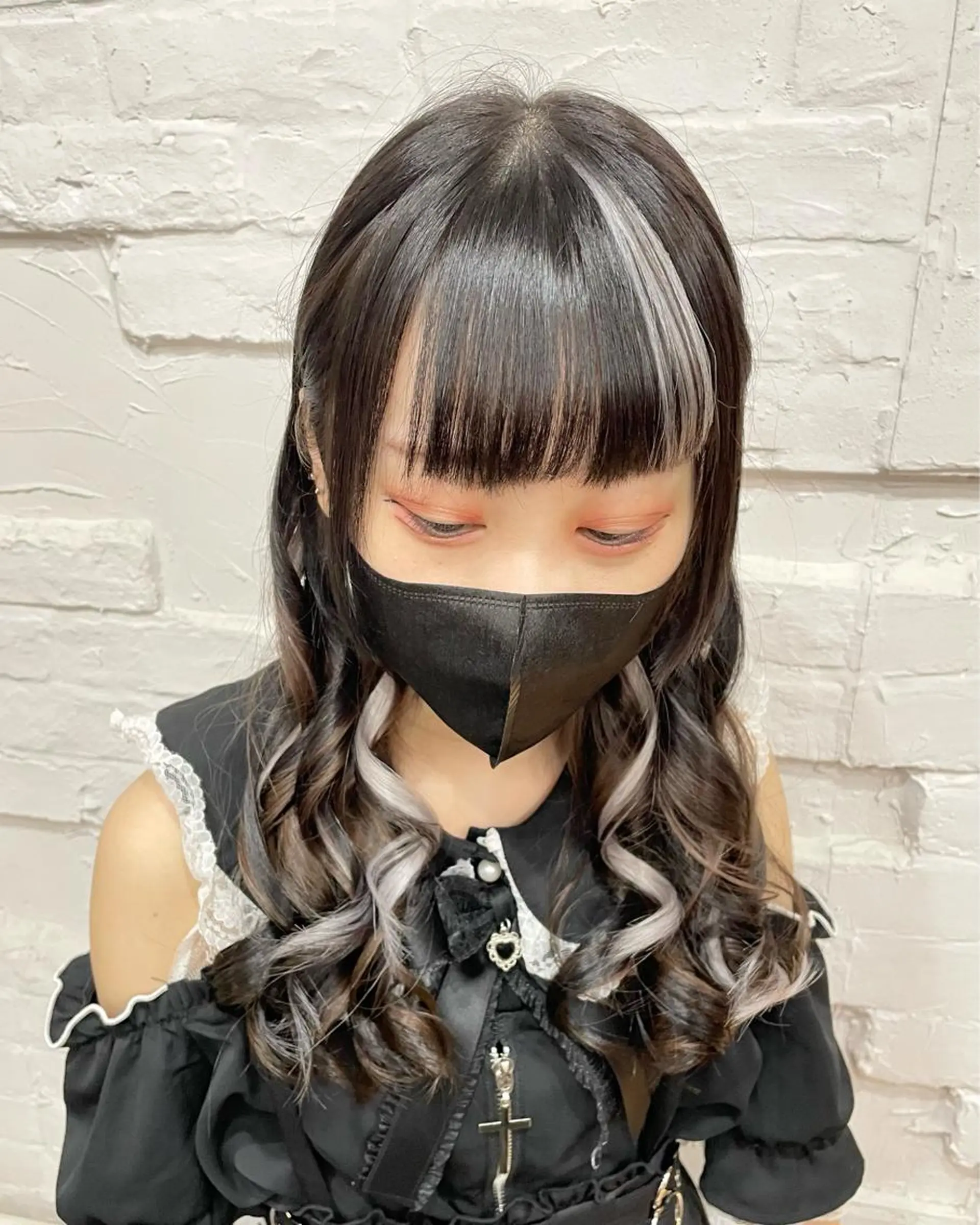 ロング ヘアアレンジ エクステ 【ピンク/韓国ヘア/ ヘアセット】亜海のヘアスタイル