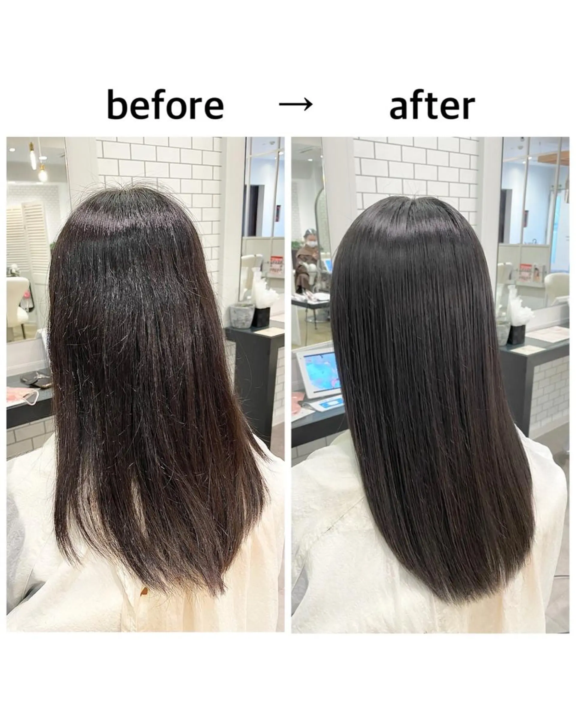 ロング 髪質改善 縮毛矯正 トリートメント トリートメント 縮毛矯正 髪質改善　鈴木のヘアスタイル