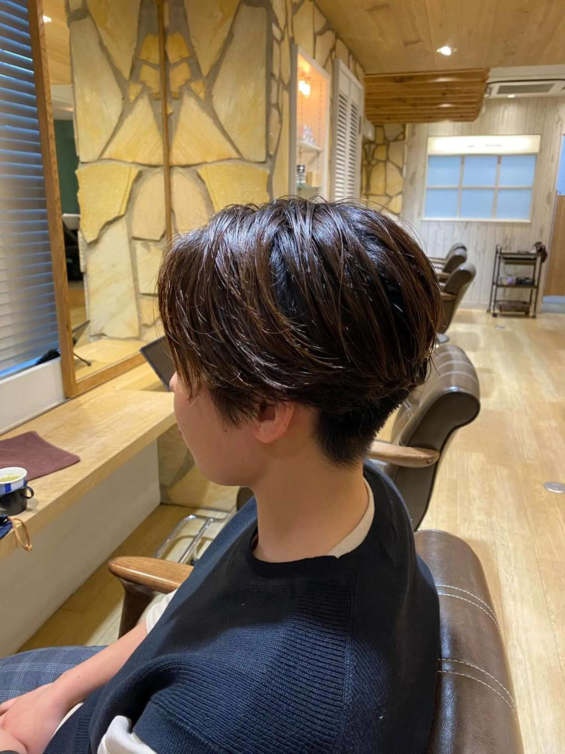 ショート パーマ ハンサムショート ショートヘア 刈り上げ カット パーマ kawabe maikoのヘアスタイル