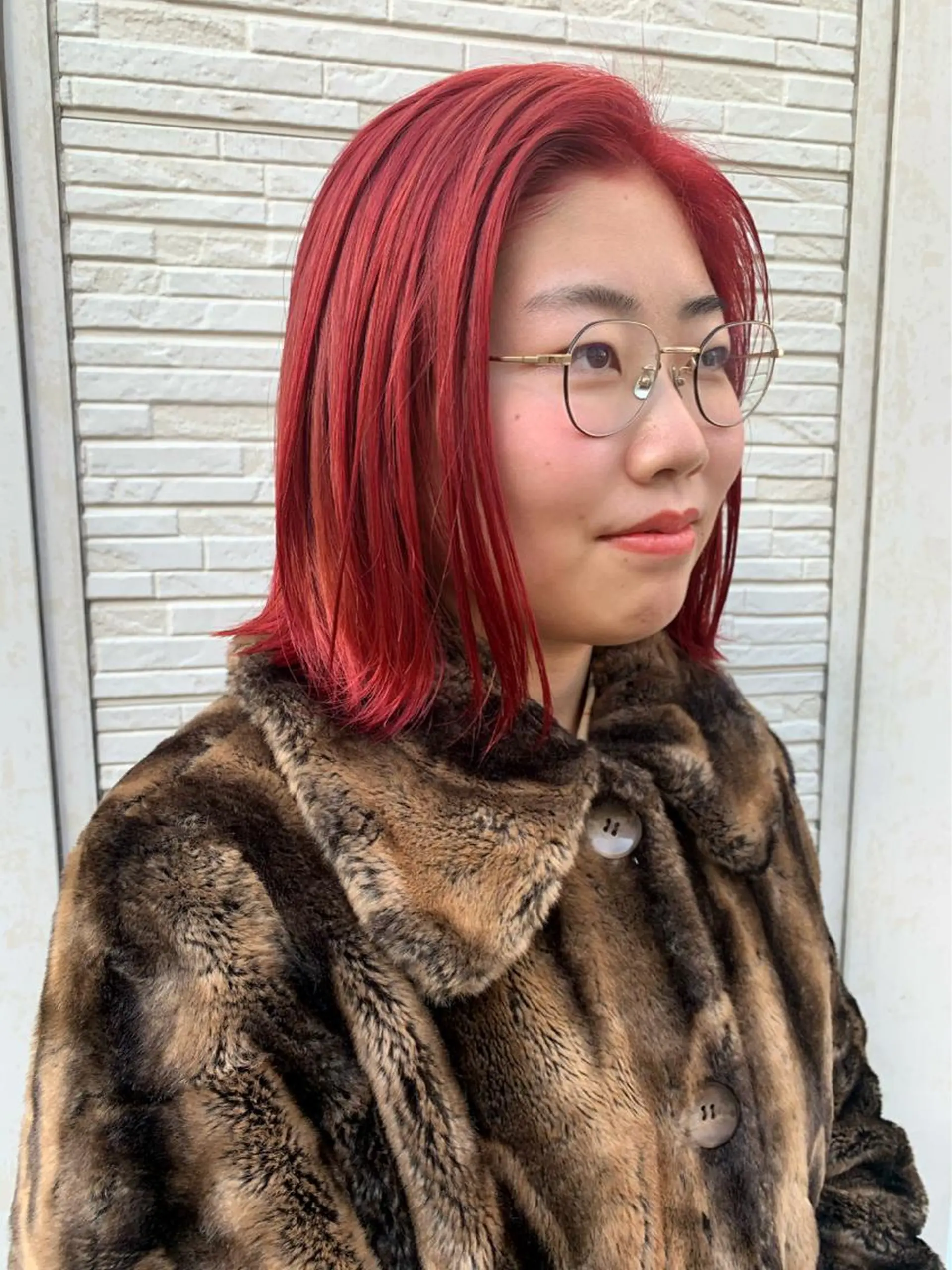 ミディアム カラー ブリーチ ピンクカラー ハイトーン/ブリーチ /ウルフ⛓️MAKIのヘアスタイル