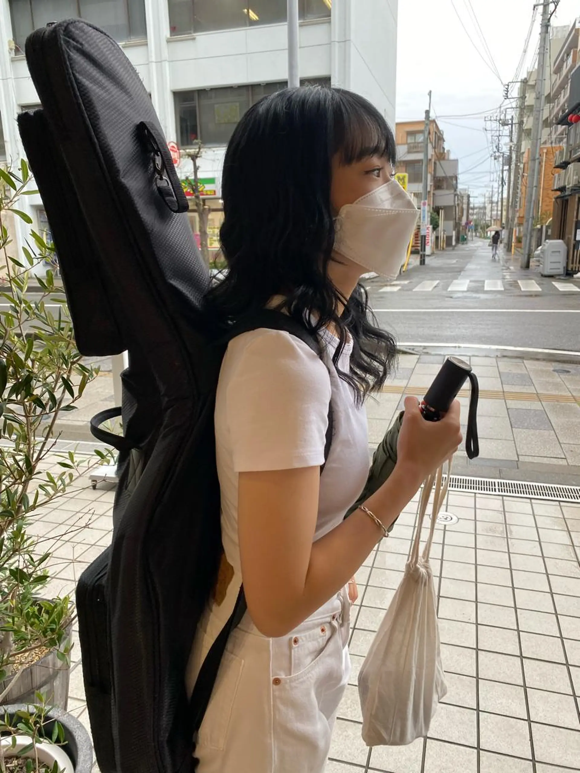 セミロング カラー ヘアアレンジ 黒髪 パーマ指名No1 /namiのヘアスタイル