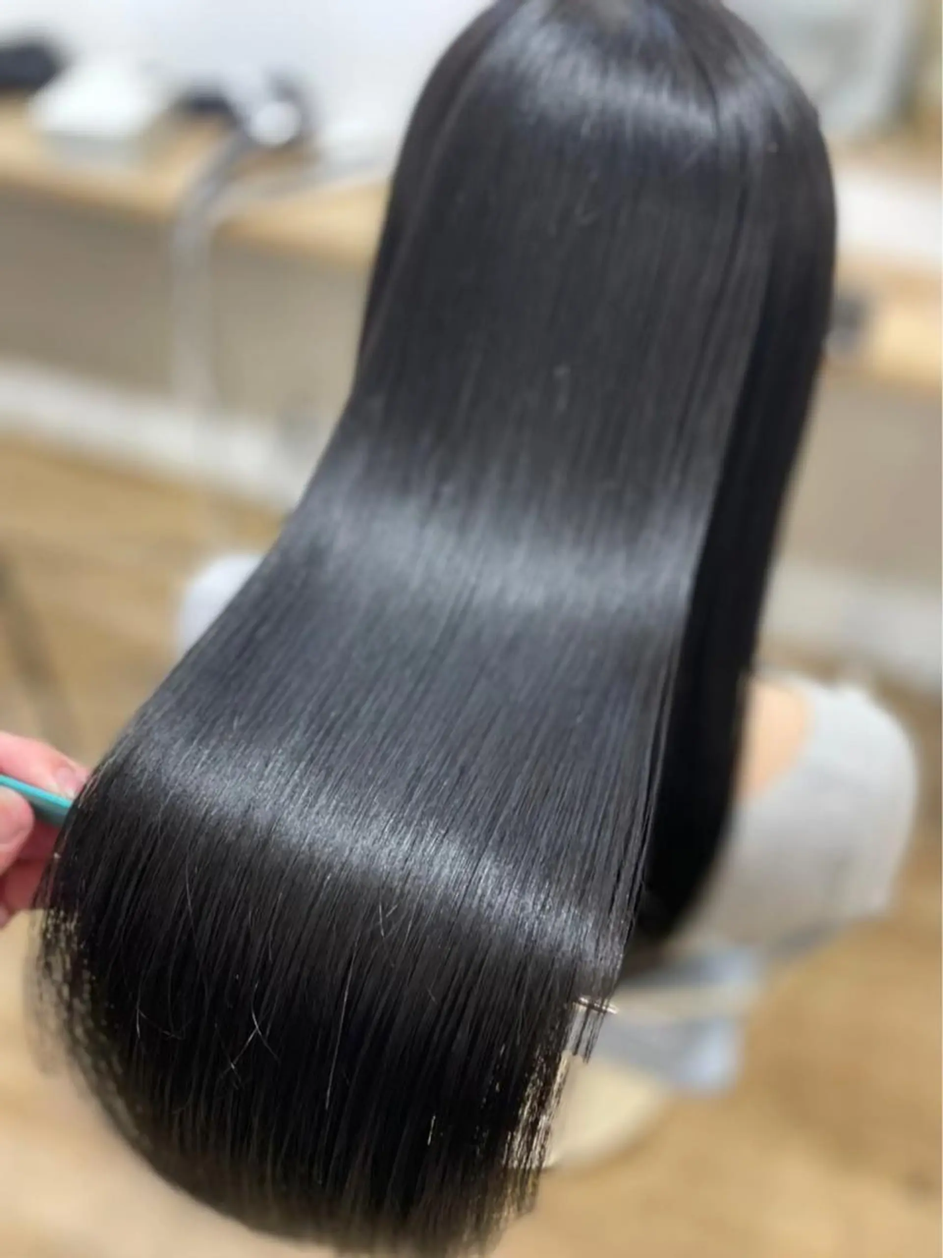 ロング カラー 髪質改善 トリートメント 🩵髪質改善🩵 韓国ヘア🩵花澤みりのヘアスタイル