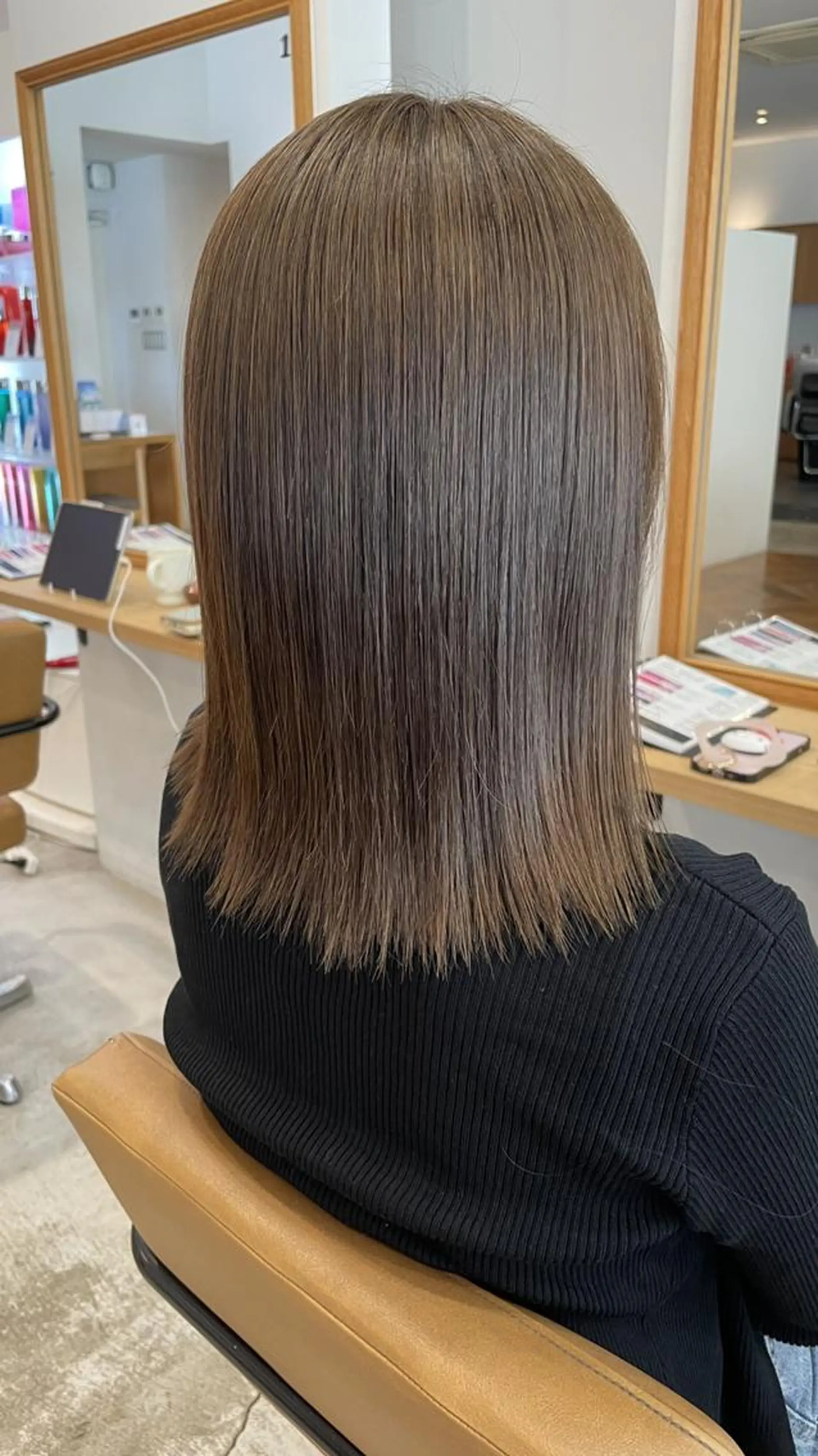 セミロング カノエ出雲店 水上海輝のヘアスタイル