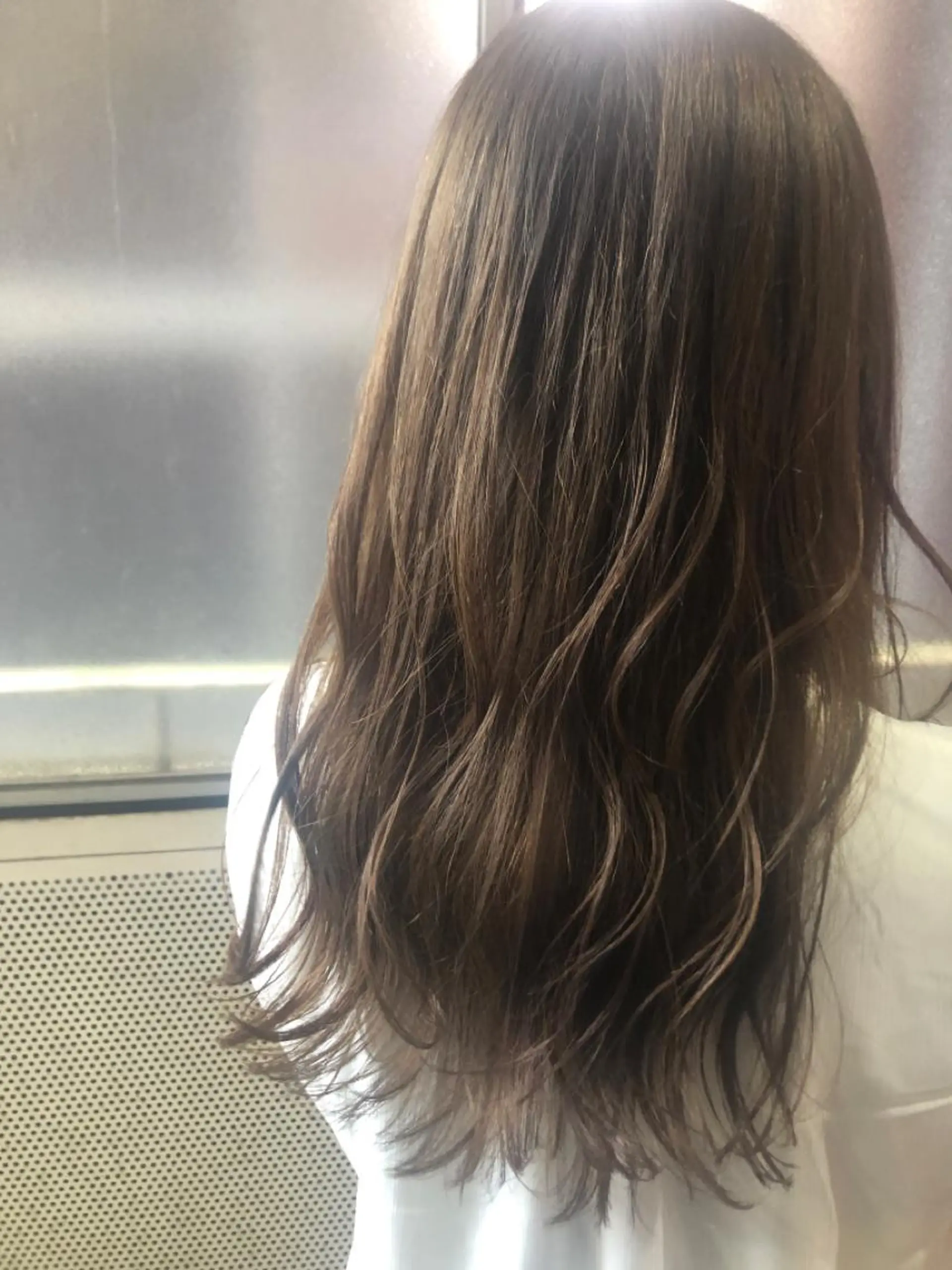 セミロング カラー パーマ ヘアアレンジ 【髪質改善】関根 拓斗のヘアスタイル