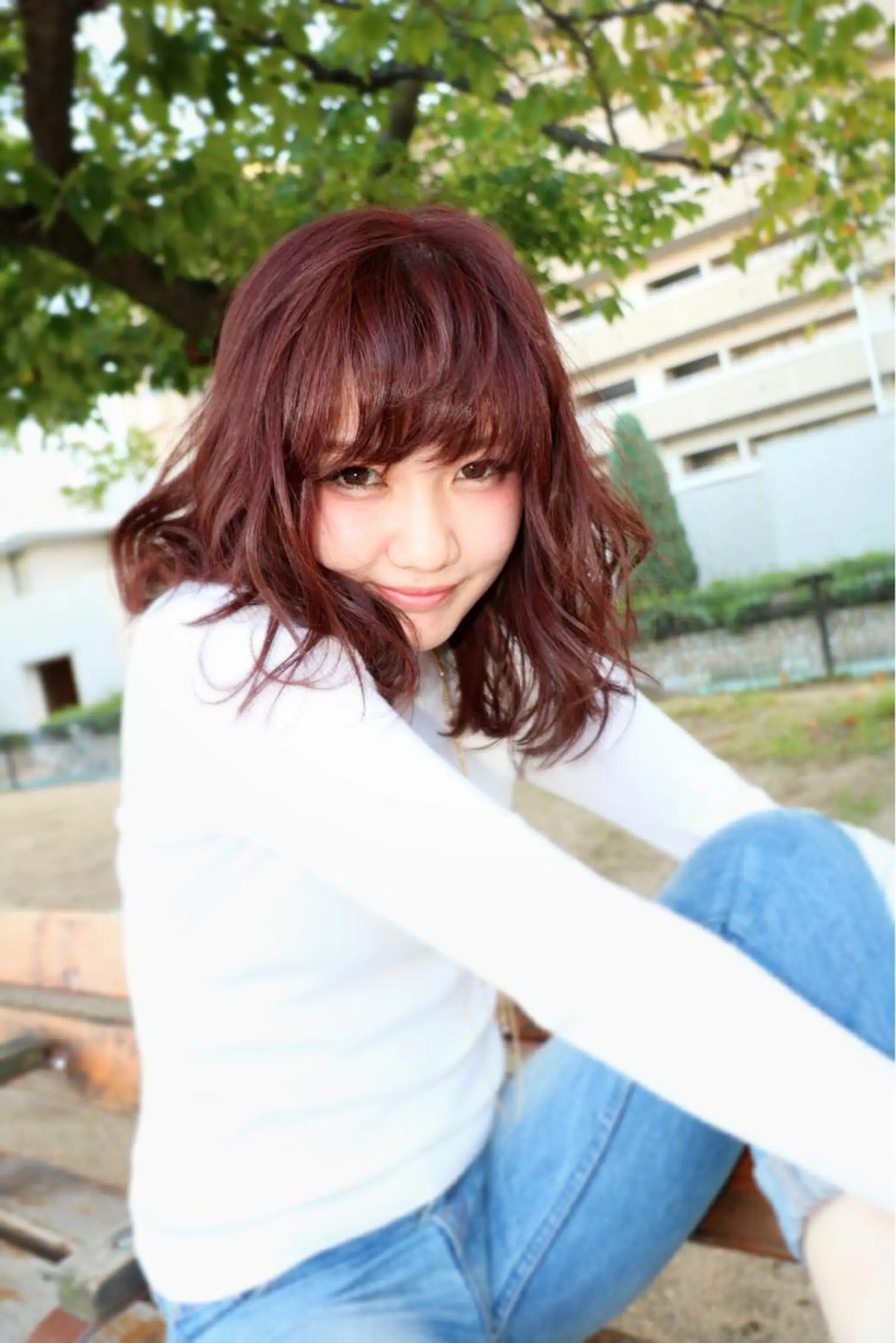 ショート ミディアム セミロング ロング カラー ピンクカラー Lee 甲子園のヘアスタイル