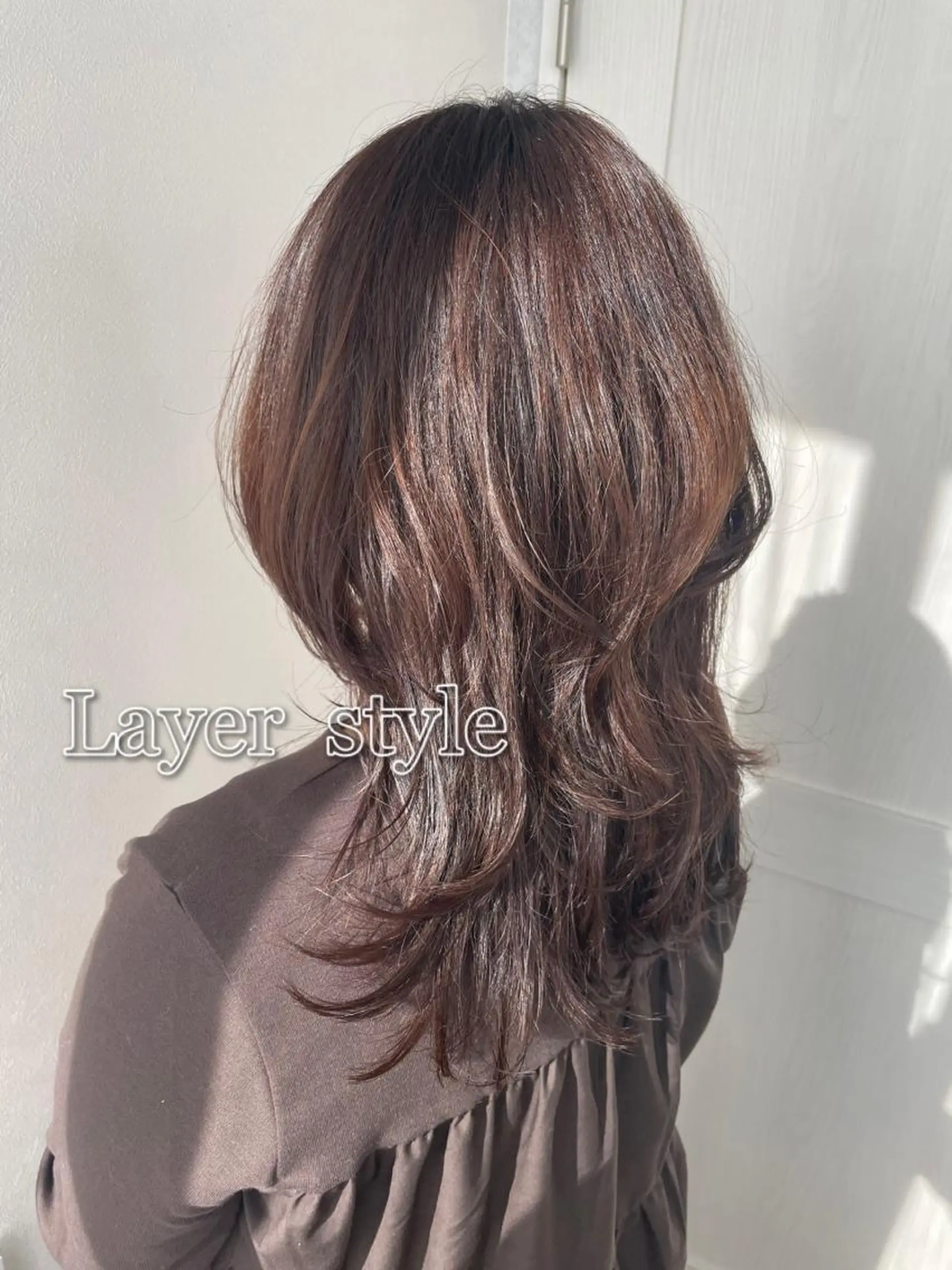 ロング 小顔カット/透明感 カラー/美髪矯正🫧のヘアスタイル