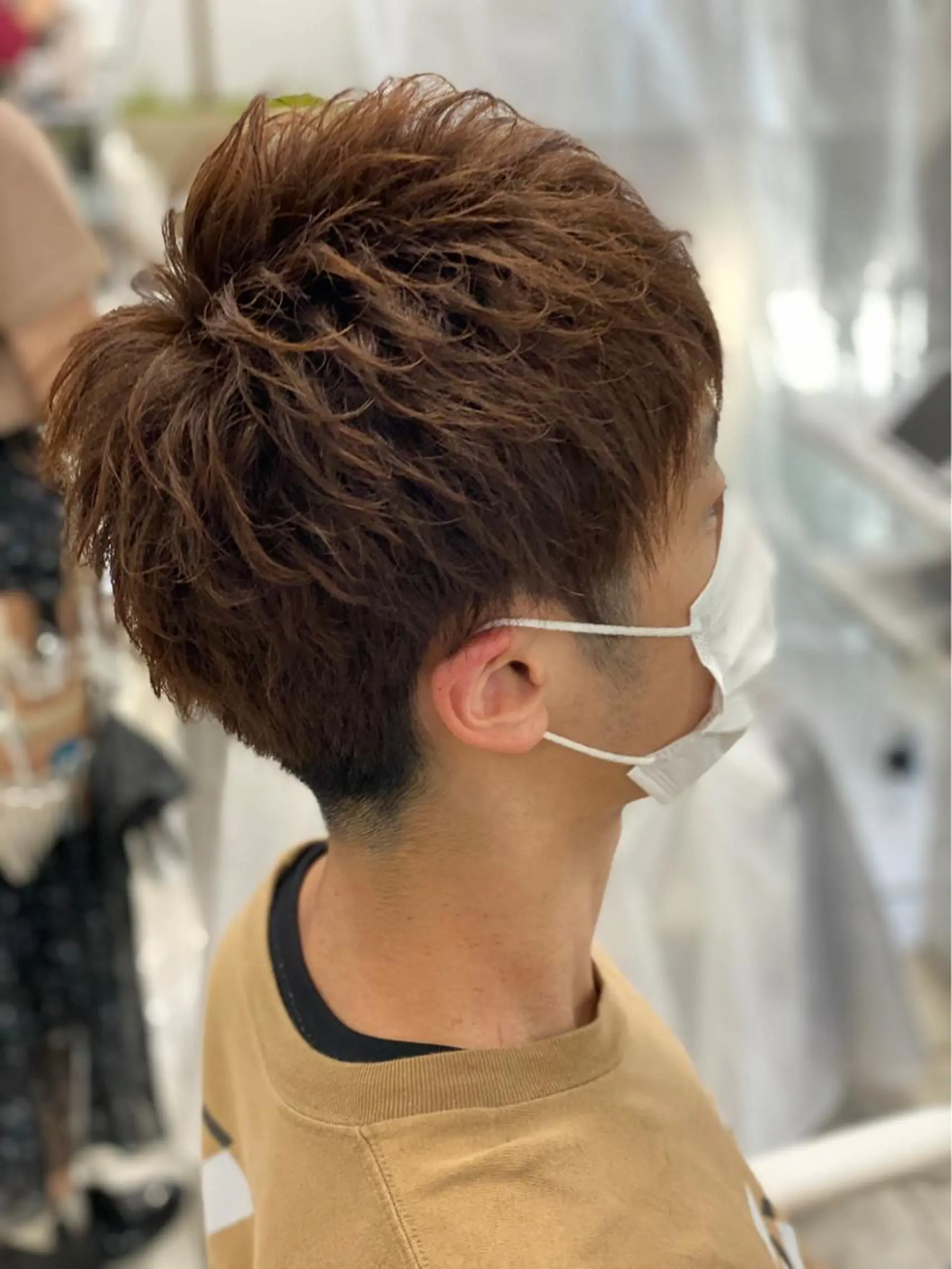 ショート カラー ハイライト&曲がる 縮毛矯正特化 玉置のヘアスタイル