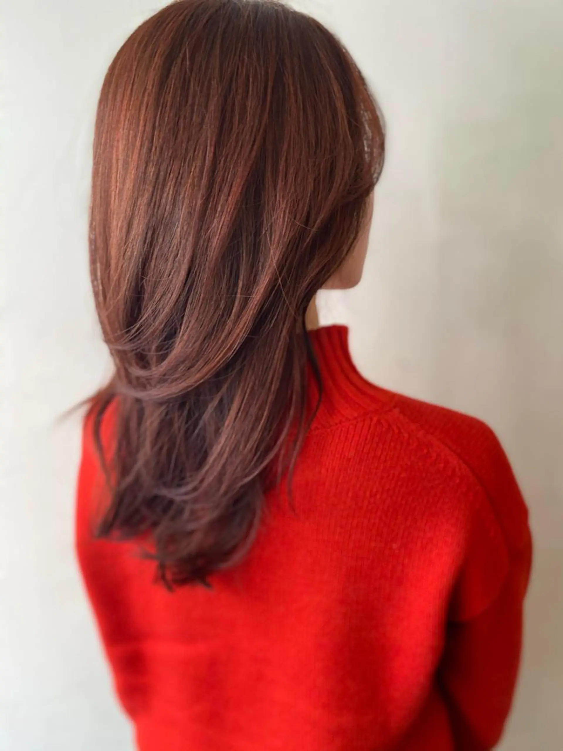 セミロング カラー ブリーチ ブリーチなしカラー ⭐️ アユミ⭐️のヘアスタイル