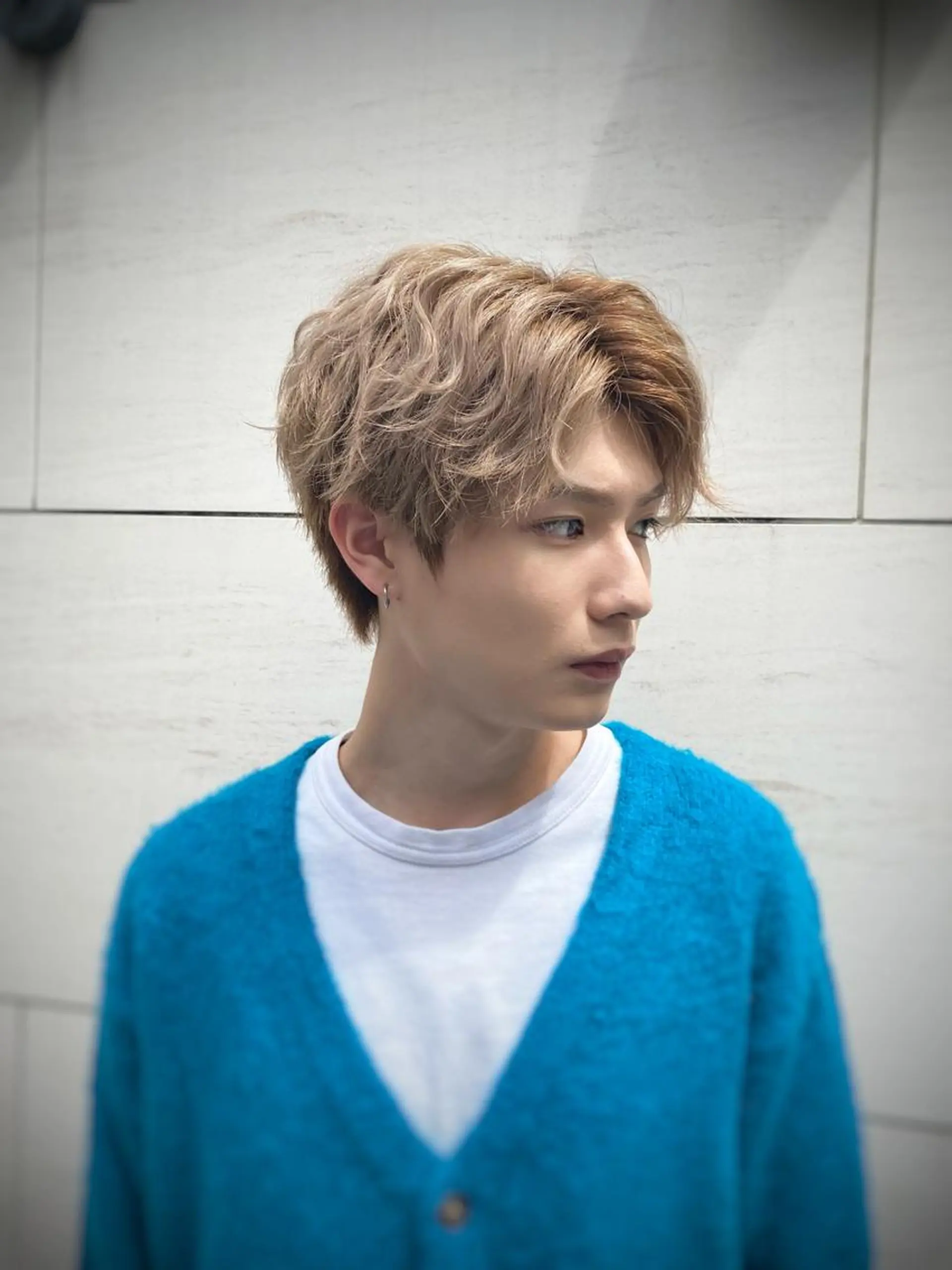 メンズ カット ヘアカラー メンズブリーチカラー /パーマ ごーた立川のヘアスタイル