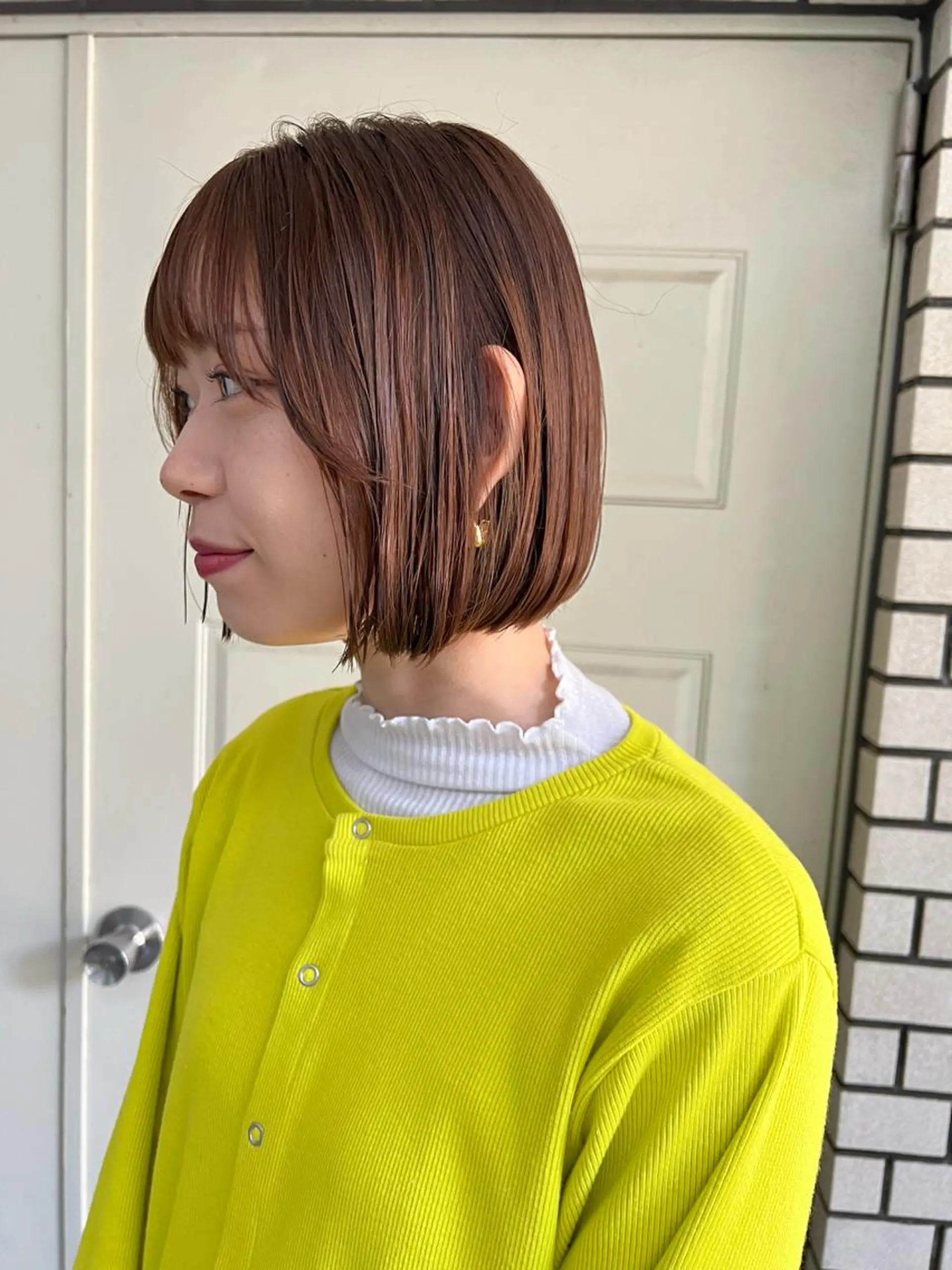ショート カラー ボブ カット ヘアカラー トリートメント takada kohのヘアスタイル