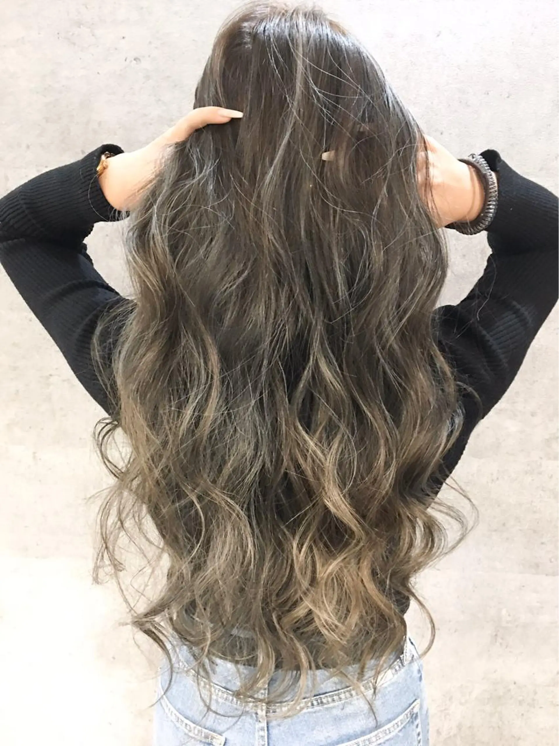 ロング ハイライト MiL所属・✨ハイトーン✨ 濱田知孝のヘアスタイル