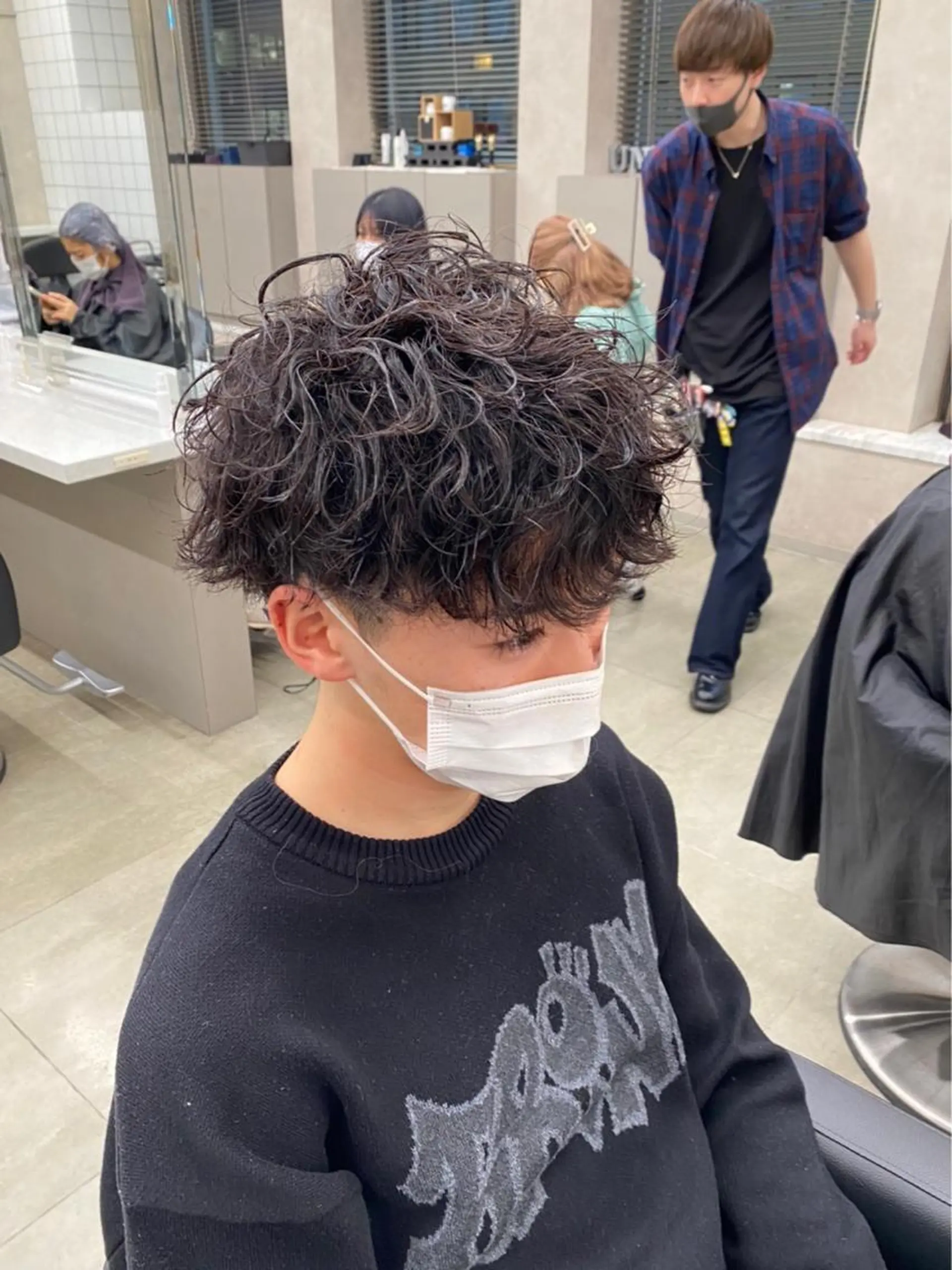 ショート カラー パーマ ヘアアレンジ メンズ 🔷横浜/メンズ TAKUMI🔷のヘアスタイル