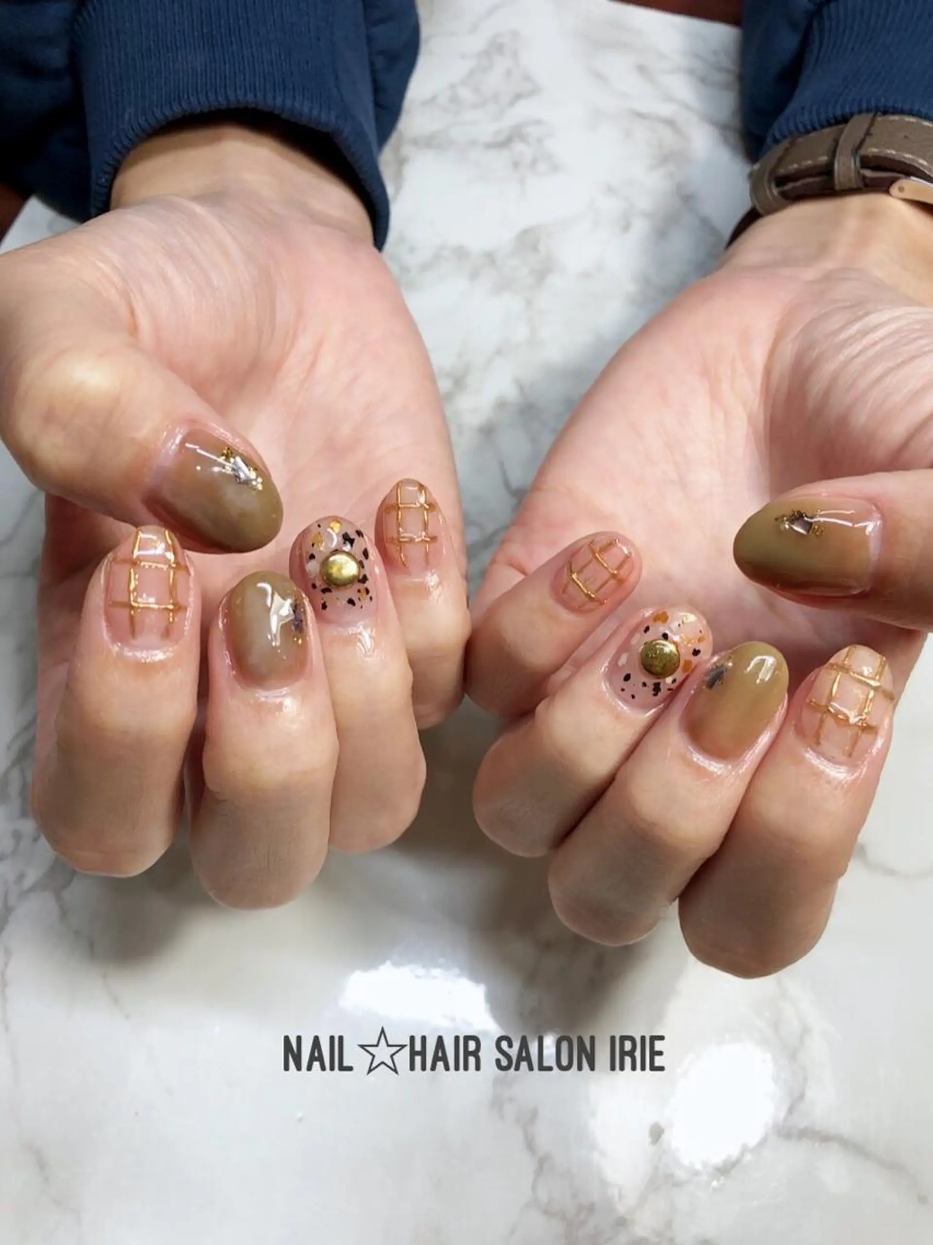 ネイル ハンドネイル Hair salon Irie所属・與儀 知佳のネイルデザイン