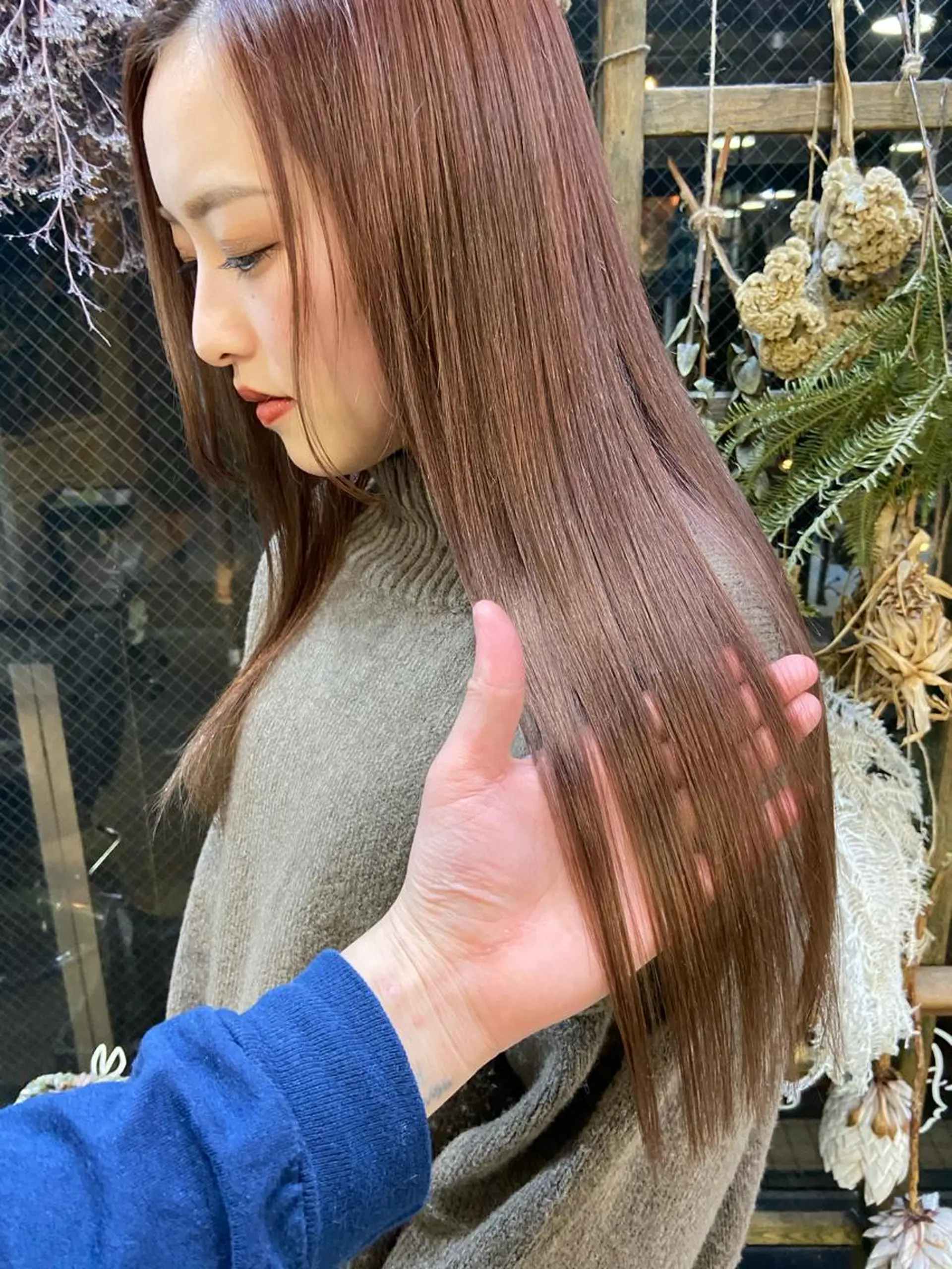 ロング カラー ベージュカラー ブリーチ 松尾太樹 【pia】福岡美容室のヘアスタイル