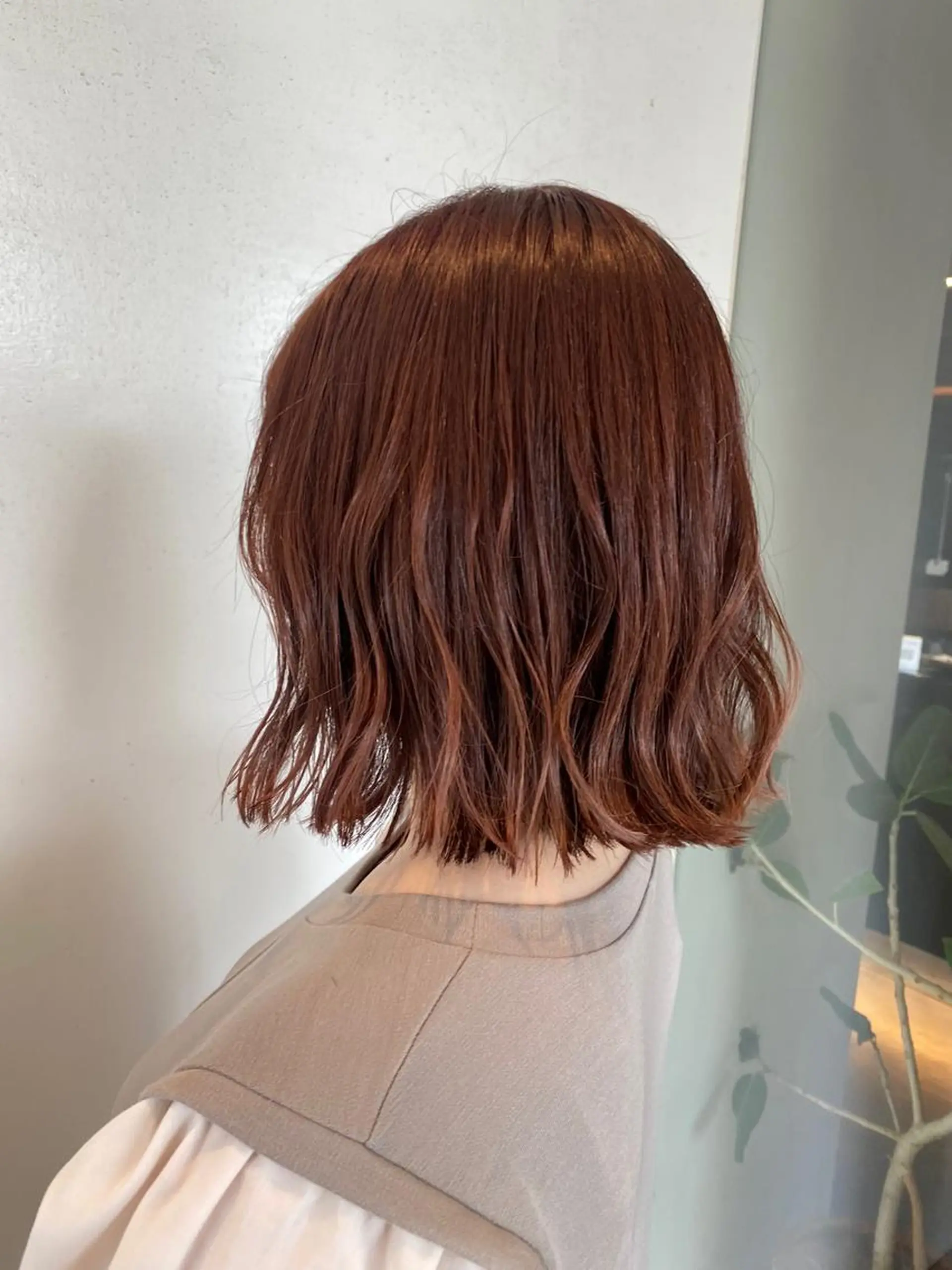 ミディアム カラー ヘアカラー トリートメント 中井 一葉のヘアスタイル