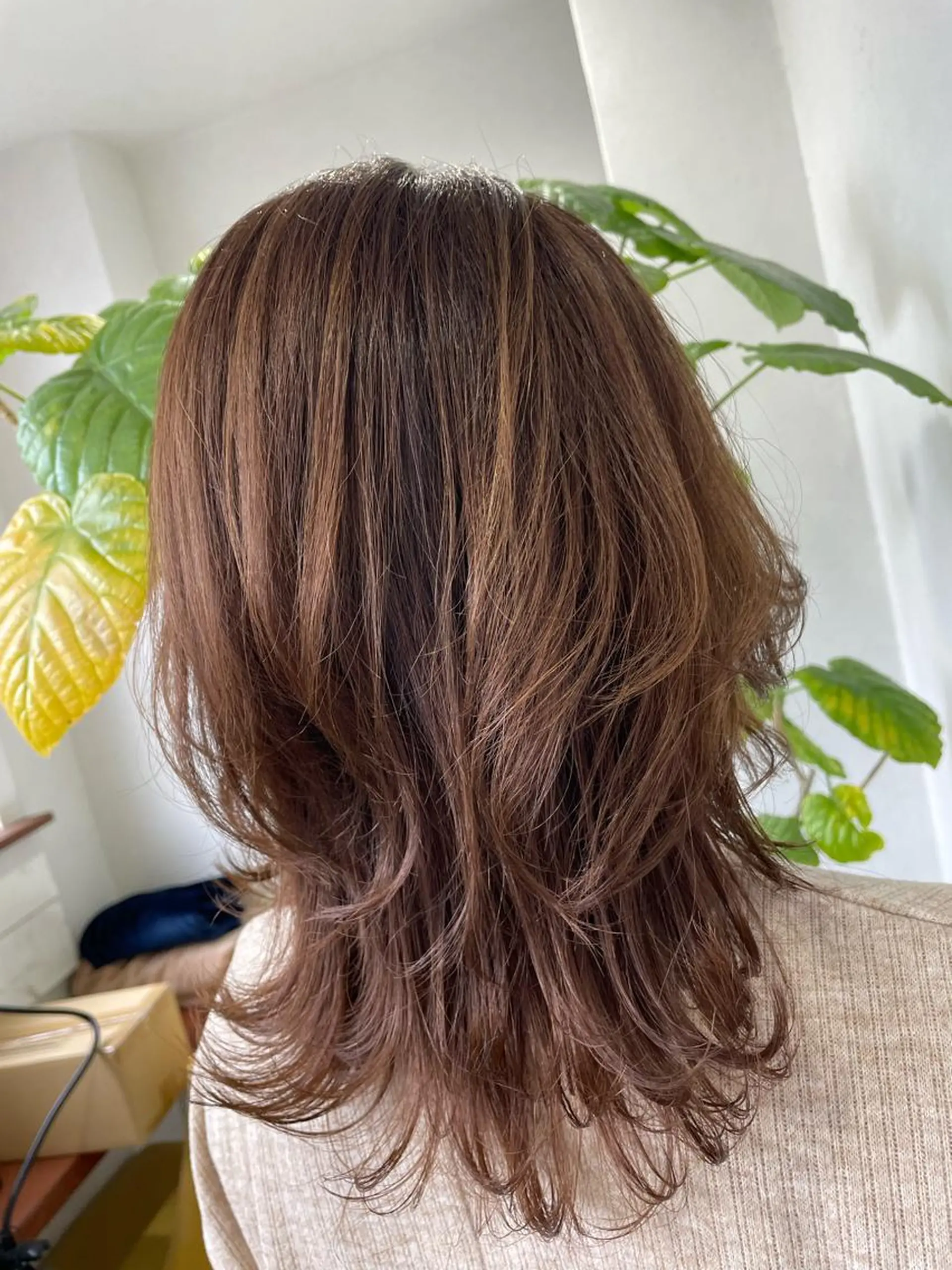 ミディアム カット トリートメント 塩崎 明菜のヘアスタイル